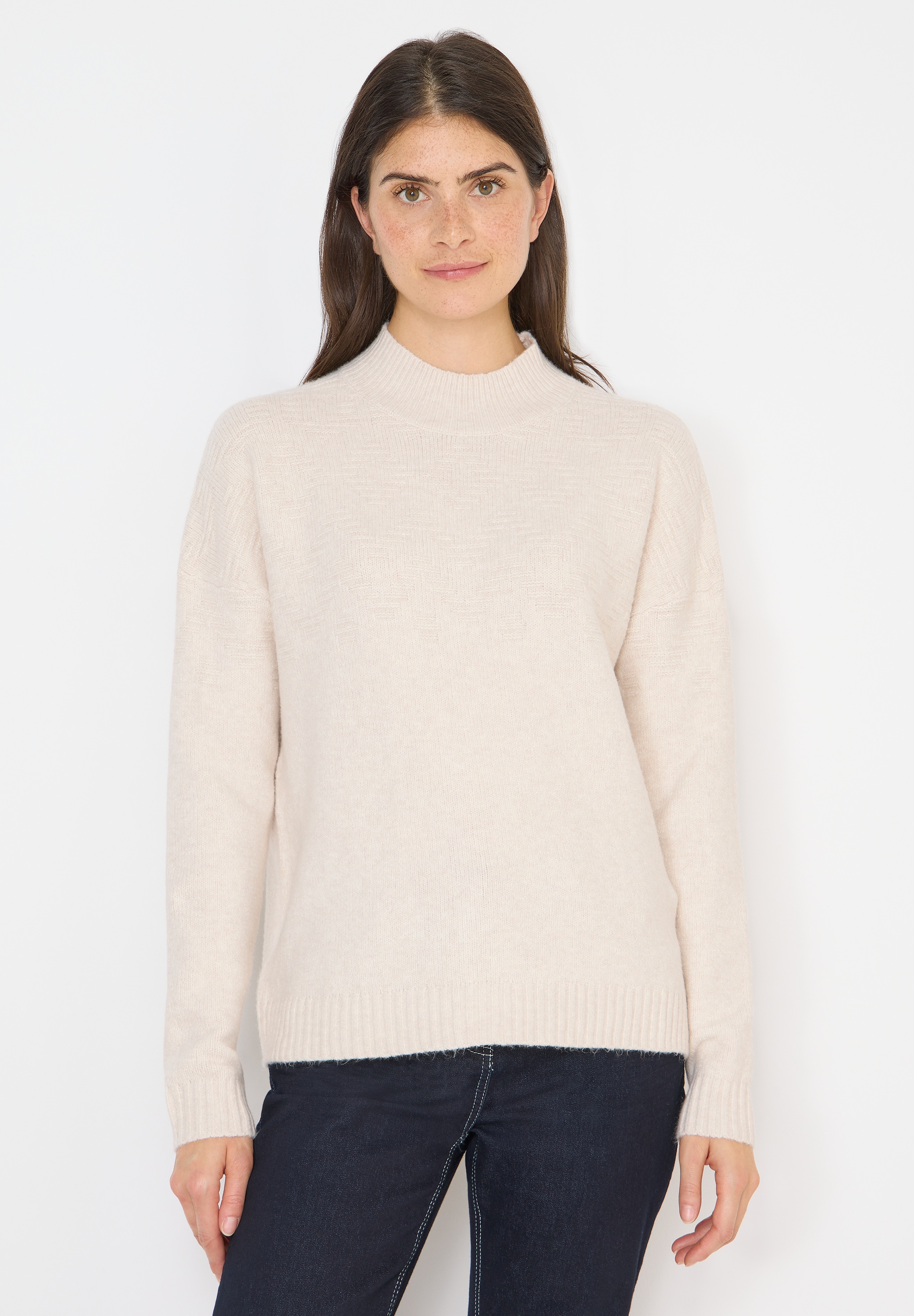 Cecil Strickpullover mit Strick-Struktur