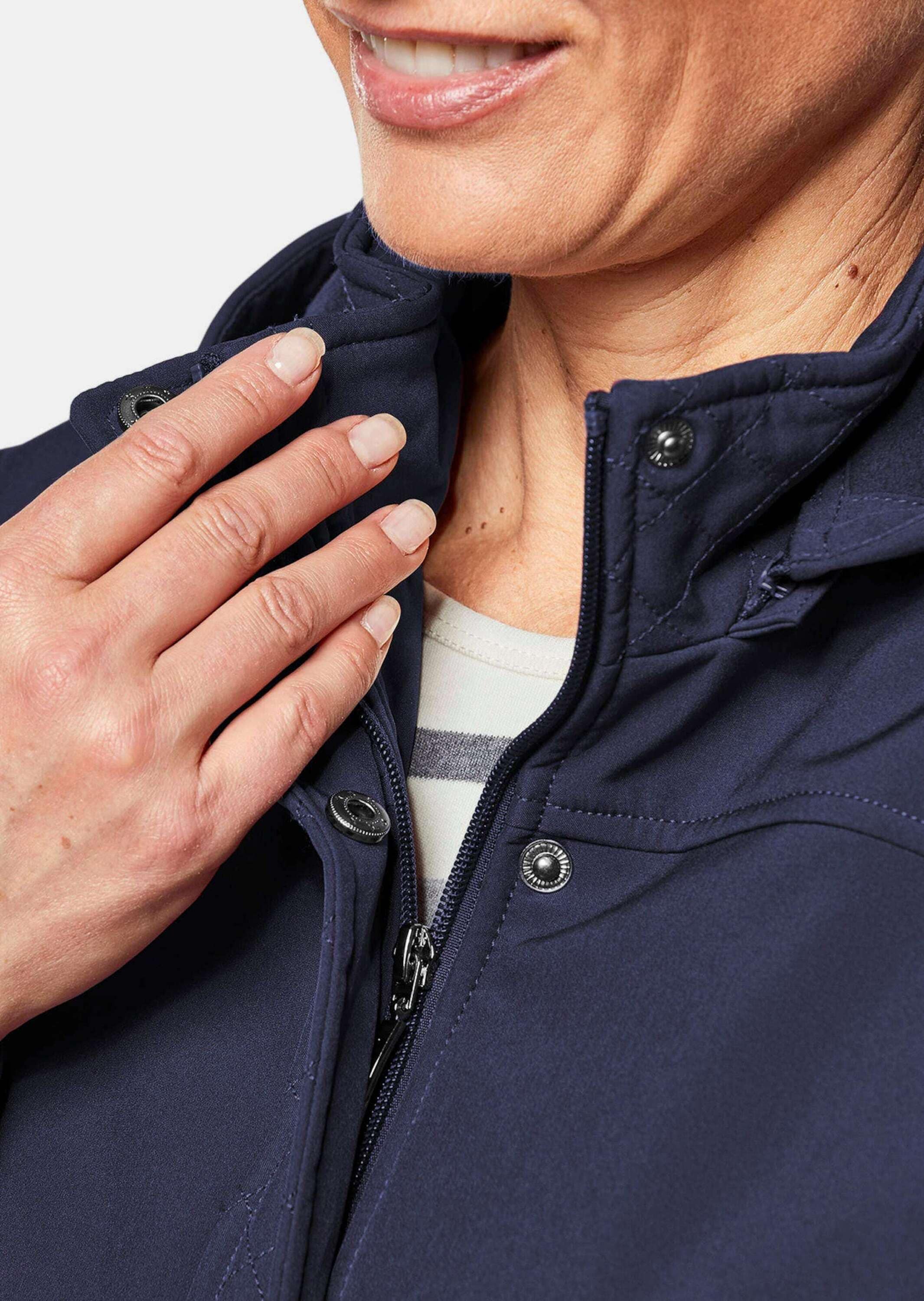 GOLDNER Funktionsjacke »Softshelljacke mit Kapuze Wasserabweisende Softshelljacke mit Kapuze«