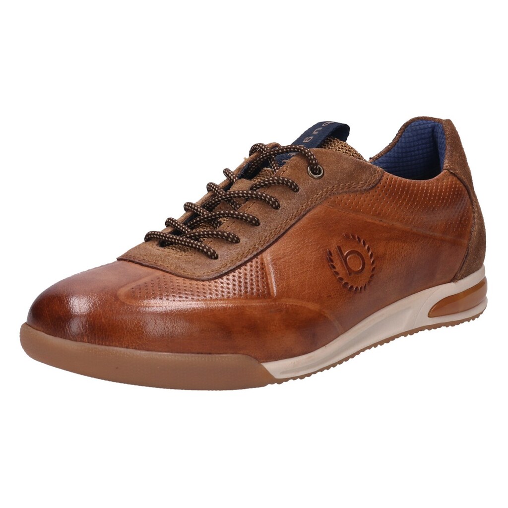 Schuhe Sportive Schuhe bugatti Sneaker, mit Textilband auf der zunge cognac-used Schuhe Sportive Schuhe bugatti Sneaker, mit Textilband auf der zunge cognac-used