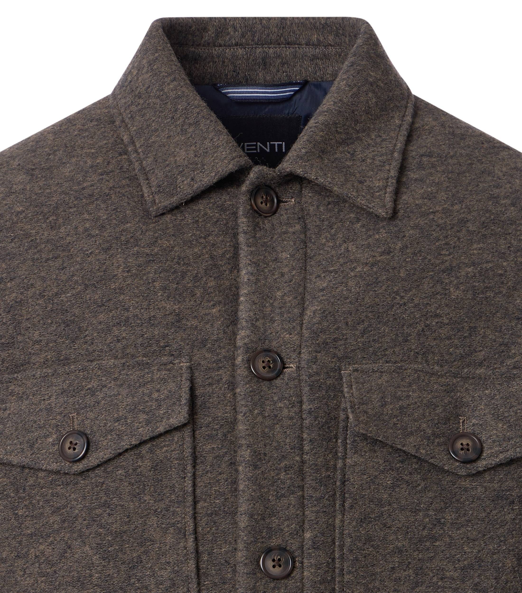 VENTI Langarmhemd »VENTI Hemdjacke uni«