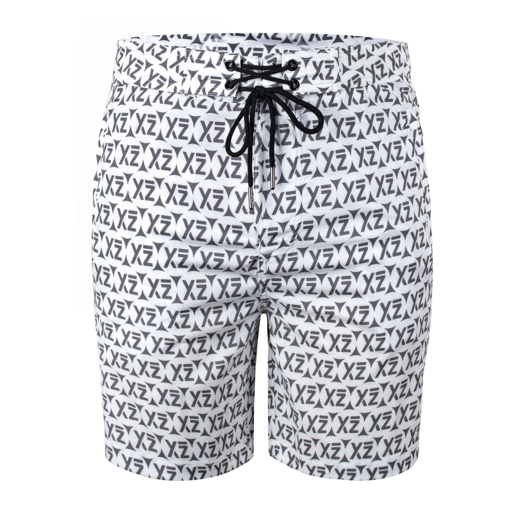 YEAZ Herren Badeshorts "Badeshorts DAZZERS", weiß, Gr. XXL, Obermaterial: 97% Polyester PES. 3% Elasthan EL., Badehosen