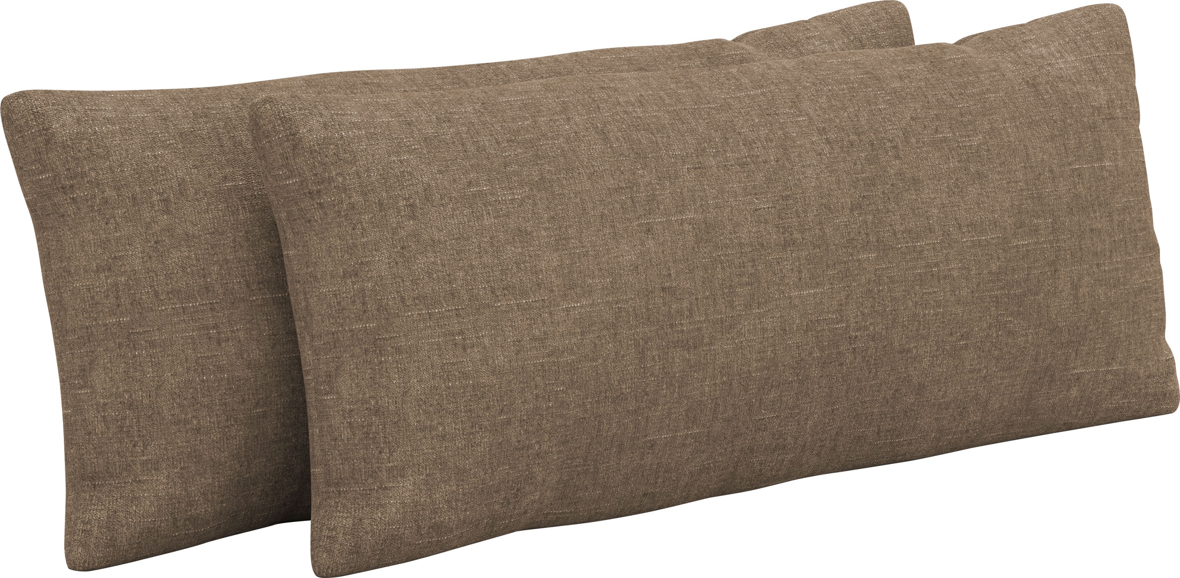 Auflagekissen SIT & MORE "Emely", braun (hellbraun), B:65cm H:25cm T:10cm, 100% Polyester, Polsterauflagen