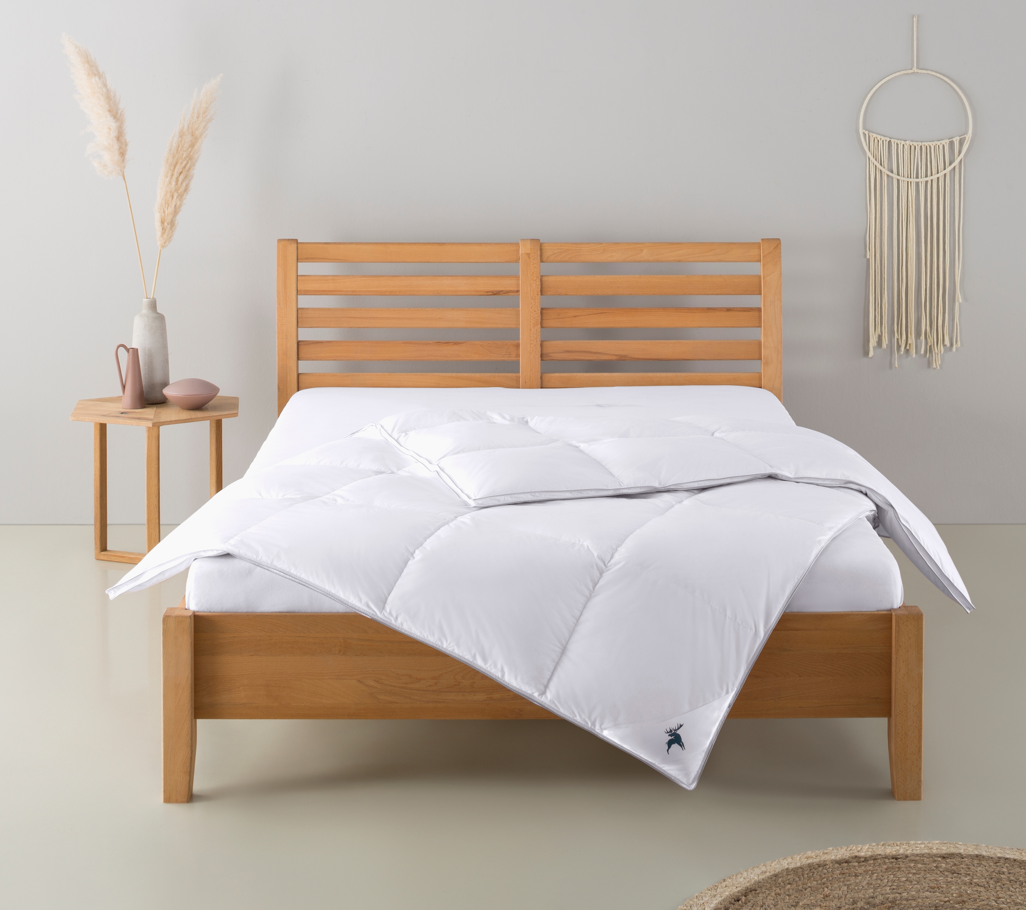 OTTO home Daunenbettdecke "Lodiken Bettdecke 135x200 cm, 155x220 cm" normal Füllung 70% Daunen & 30% Federn 1 Stk. tlg. Bettdecken, Sommer, Herbst, Winter, Decke, DOWNPASS & Made in Germany