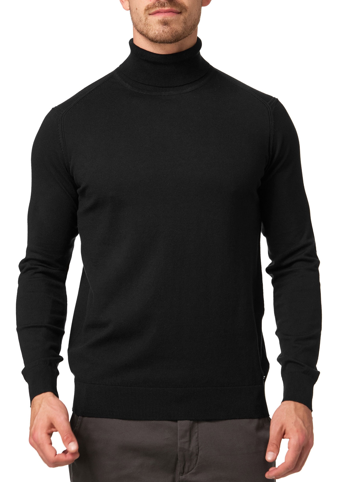 Indicode Rollkragenpullover "INBurns" günstig online kaufen