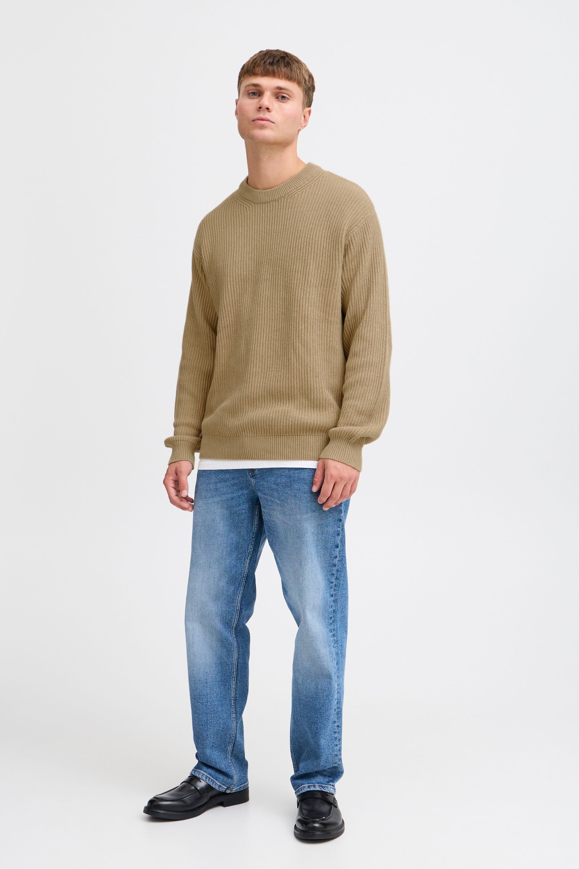 !Solid Strickfleece-Pullover »Strickpullover SDGia«