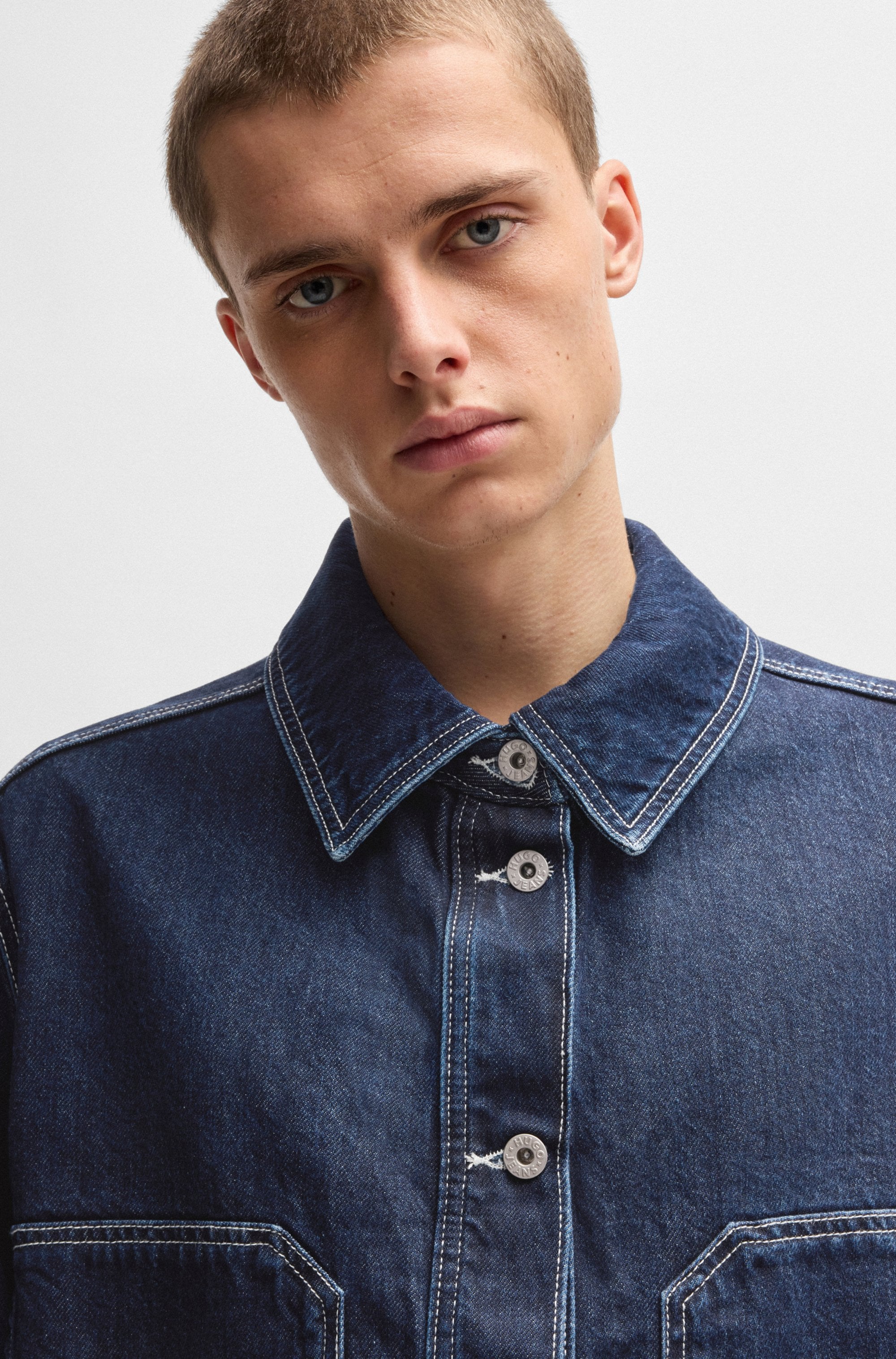 HUGO Blue Outdoorjacke »Galane_B«, mit Ziernähten