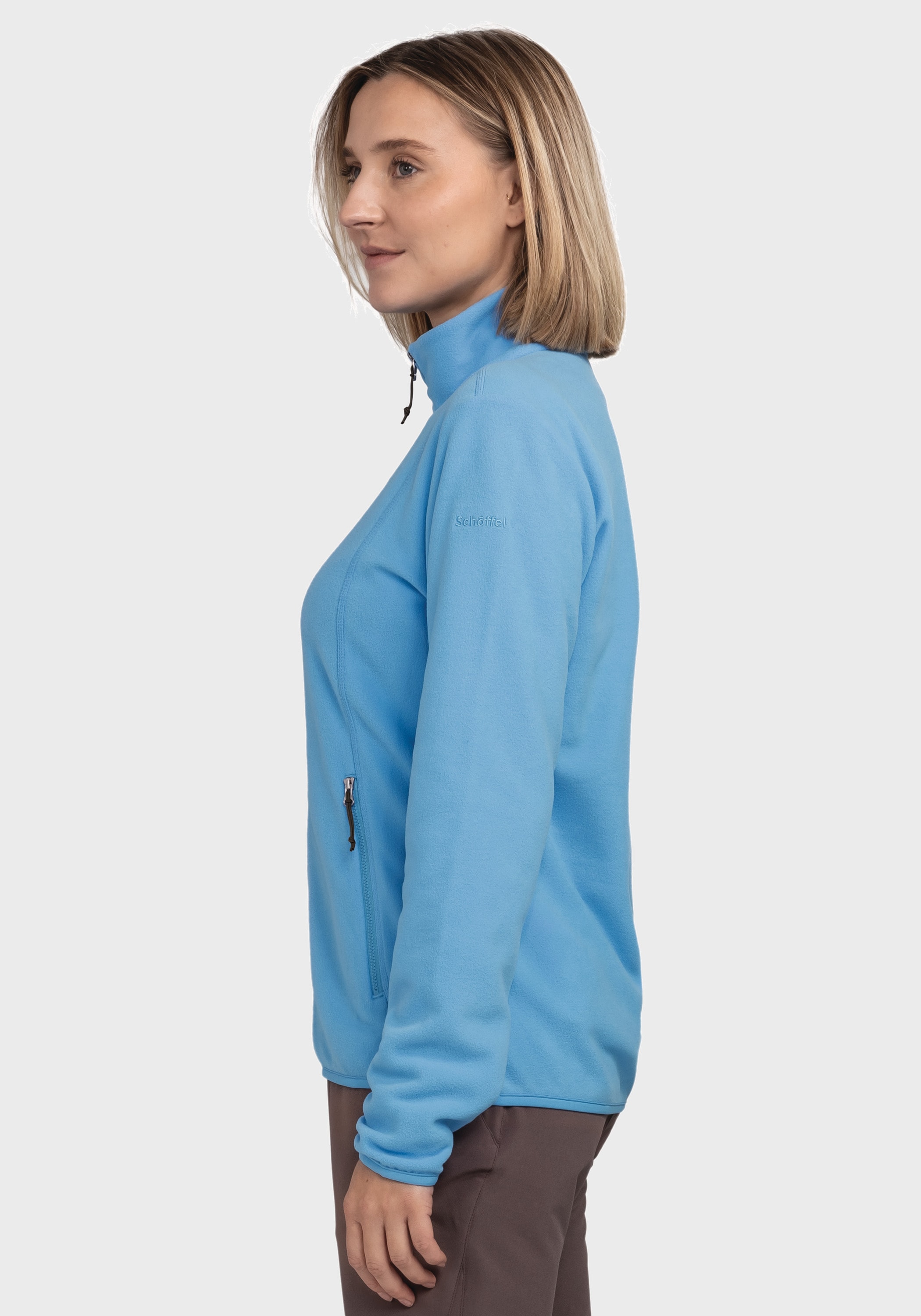 Schöffel Fleecejacke »Hiking Fleece Jk Style Ash WMS«, ohne Kapuze