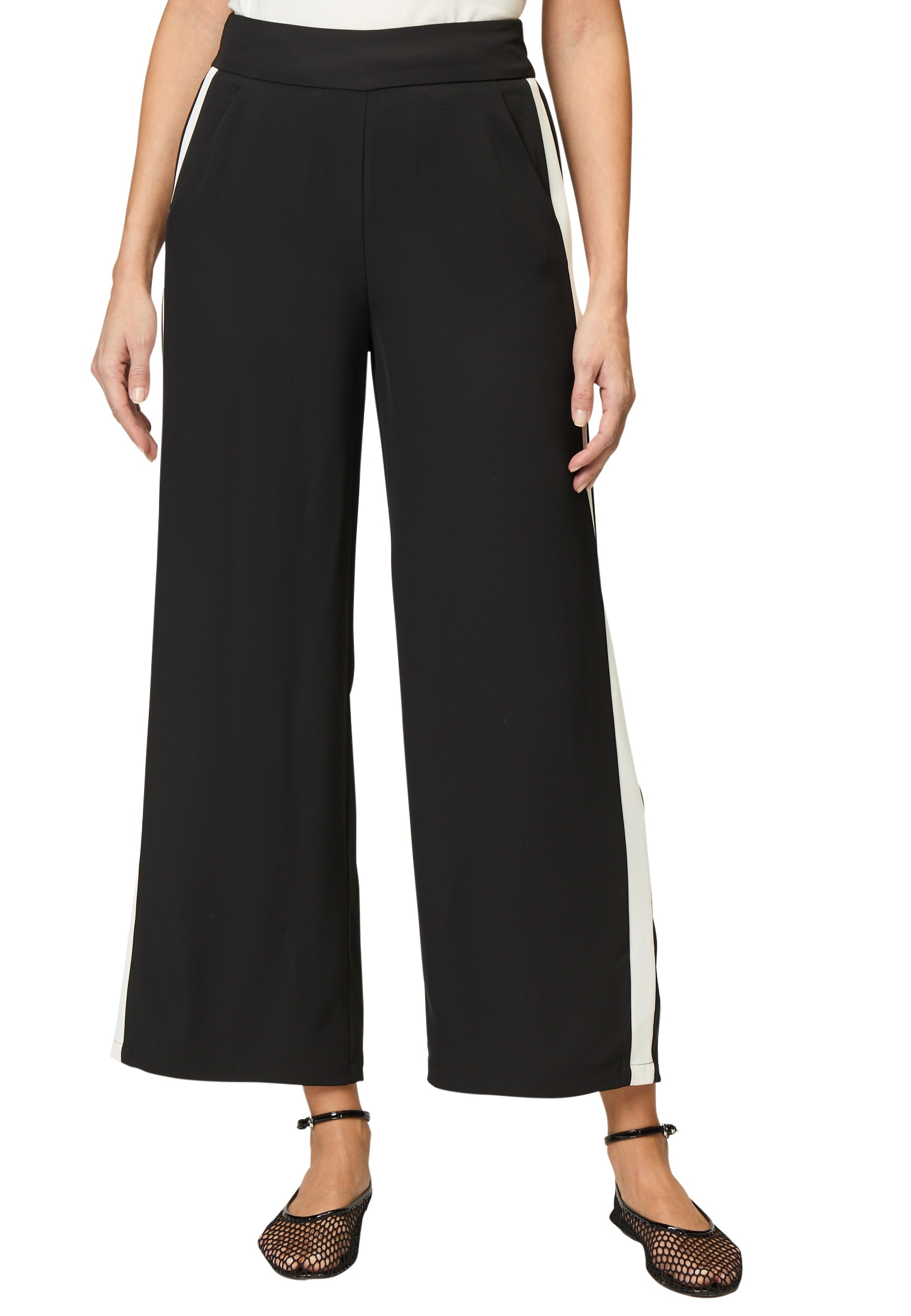 Zero Stoffhose "zero Damen Hose mit Kontraststreifen 30 Inch", weiteres Det günstig online kaufen