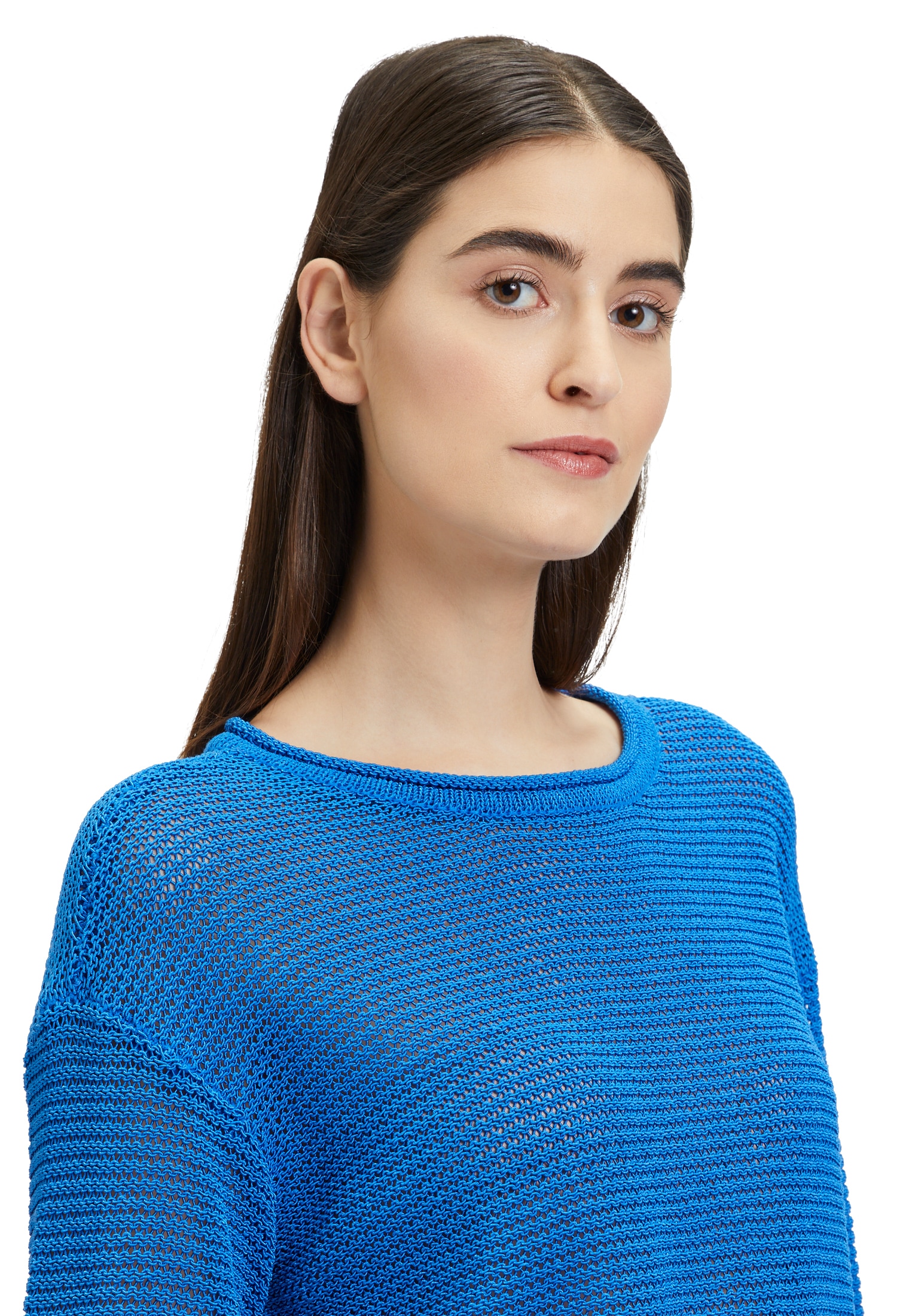 Betty Barclay Strickpullover »Betty Barclay Grobstrick-Pullover mit 3/4 Arm«, (1 tlg.), Strick