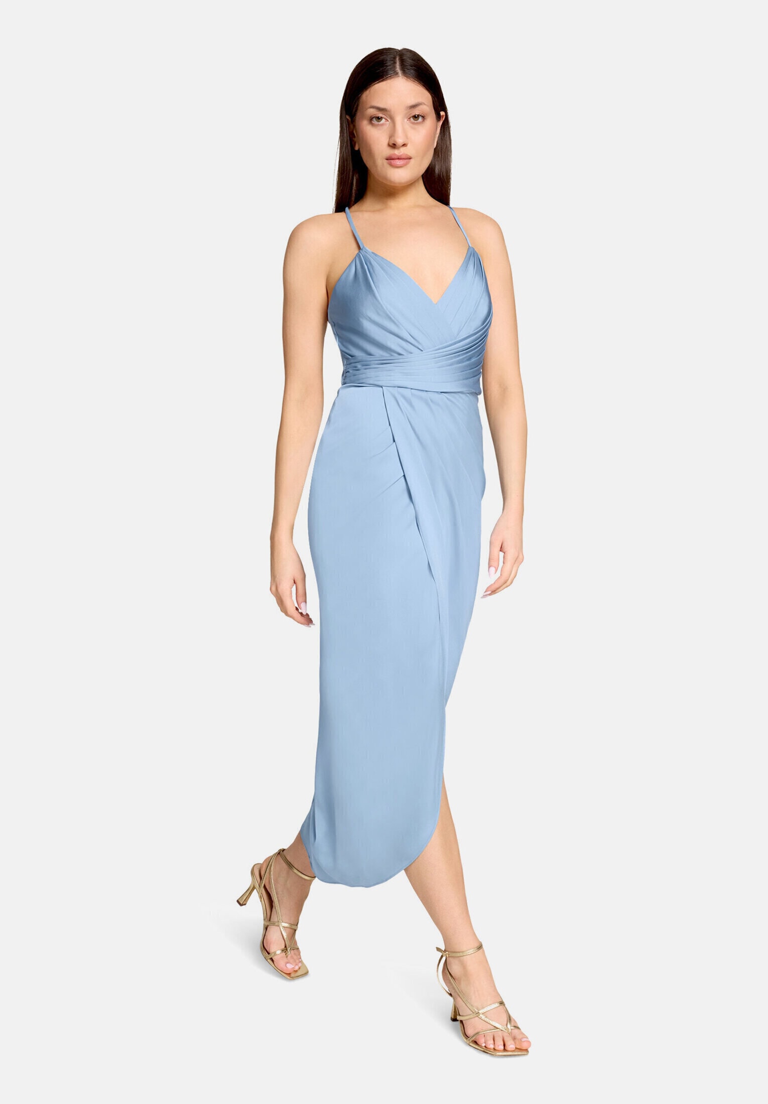 Vera Mont Abendkleid »Damen mit Raffung« Ohne Tasche Material