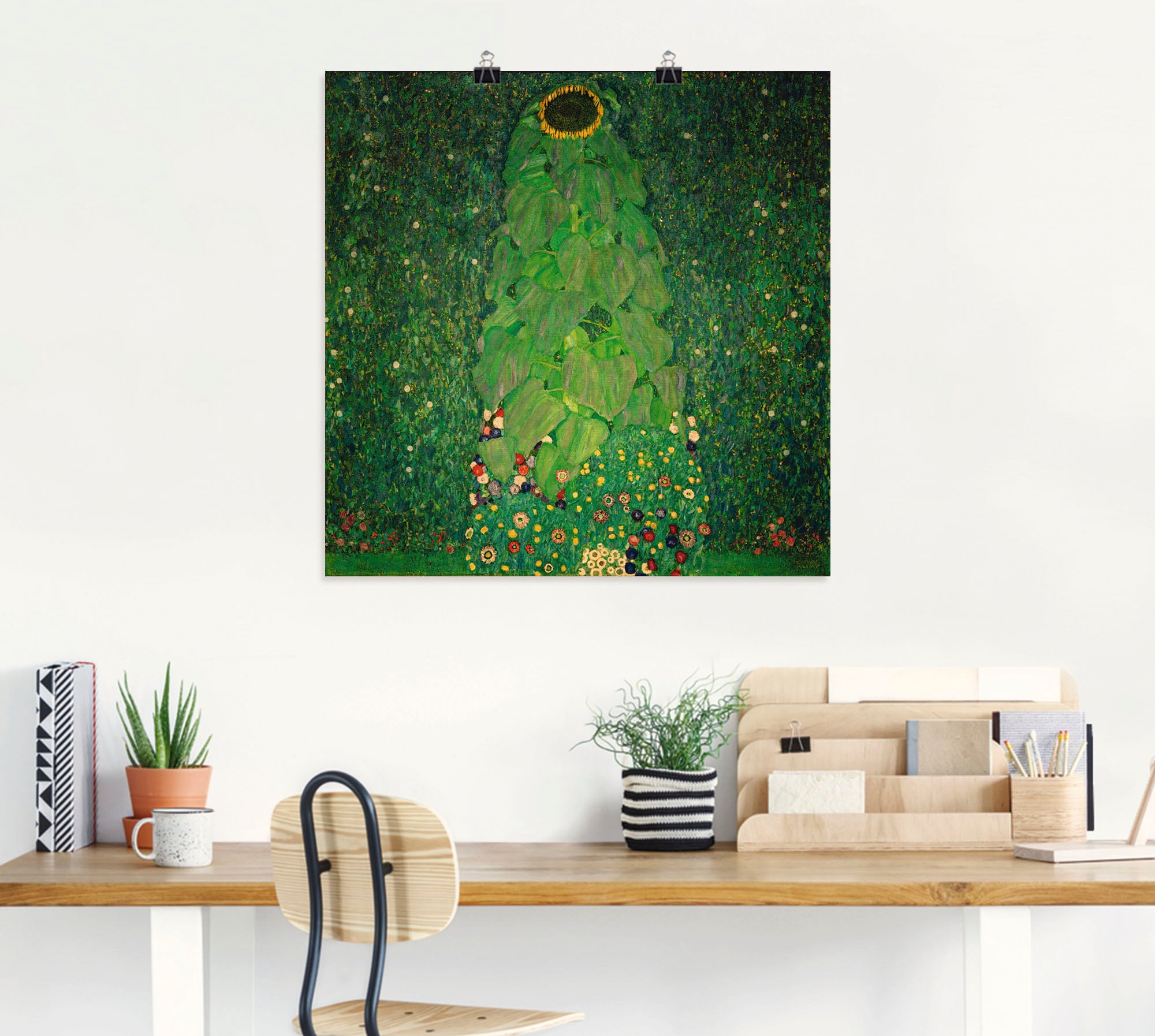 Artland Wandbild »Die Sonnenblume«, Blumen, (1 St.), als Leinwandbild, Poster in verschied. Größen