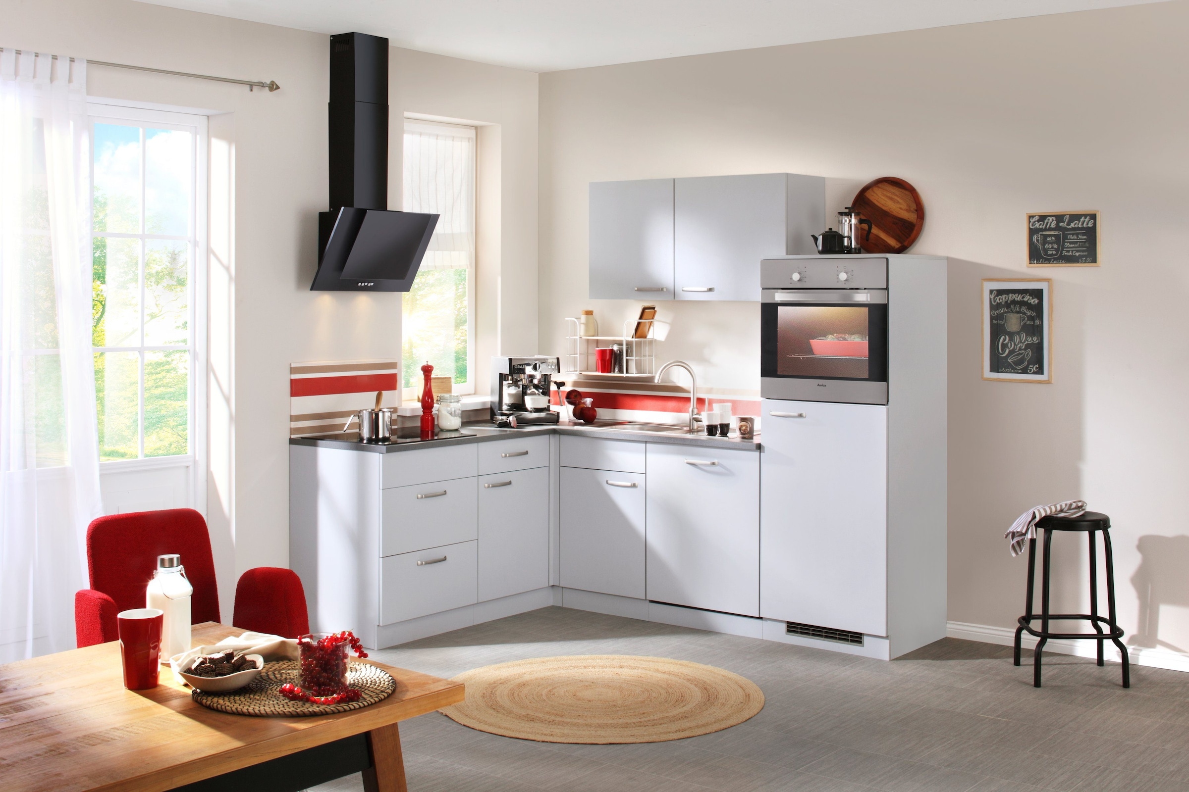wiho Küchen Winkelküche BAUR 170 kaufen | x 230 cm »Michigan«, mit E-Geräten