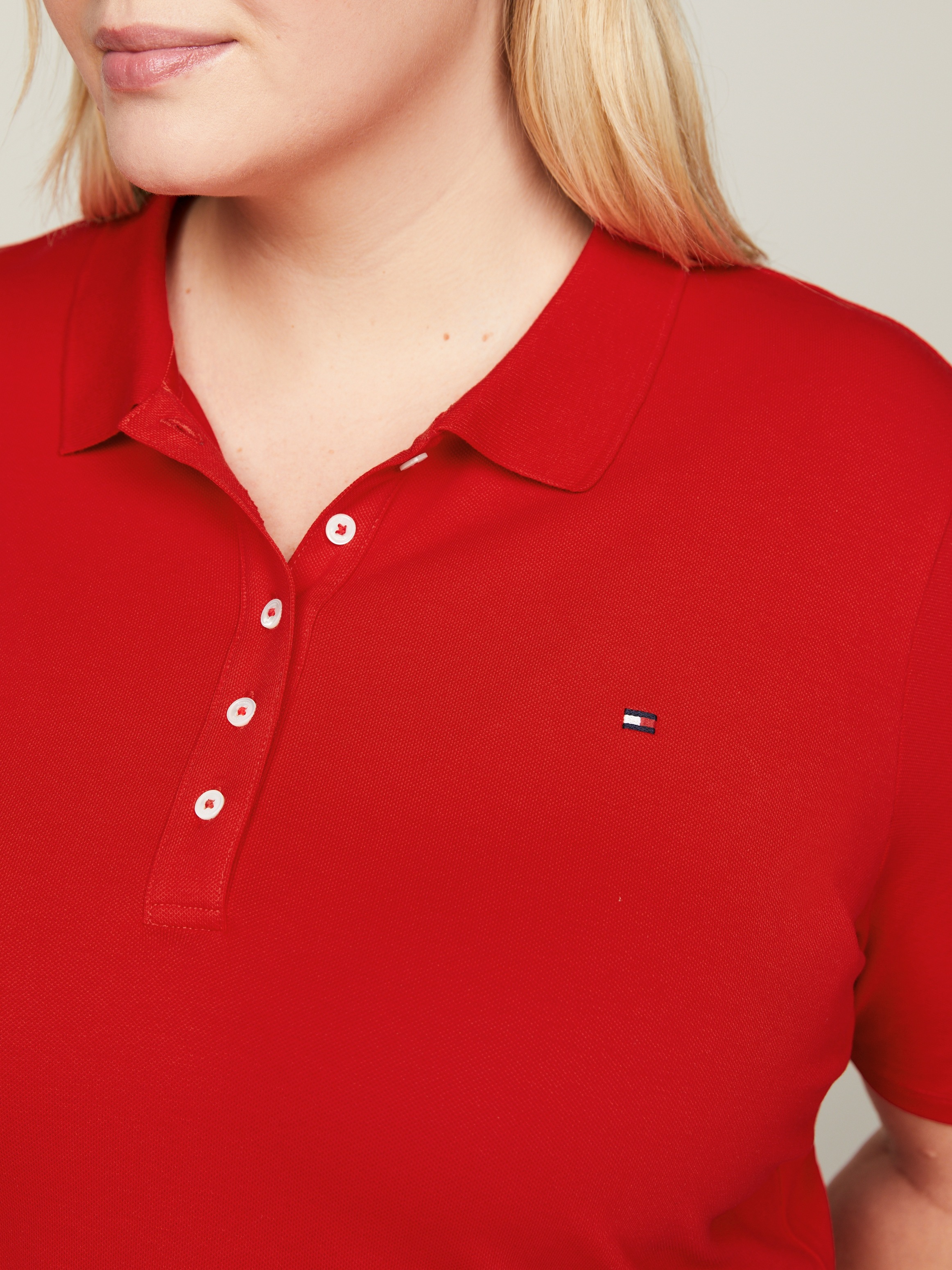 Tommy Hilfiger Curve Poloshirt "CRV 1985 REG PIQUE POLO SS", in großen Größ günstig online kaufen