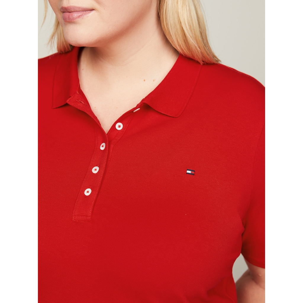 Tommy Hilfiger Curve Poloshirt »CRV 1985 REG PIQUE POLO SS«, in großen Größen