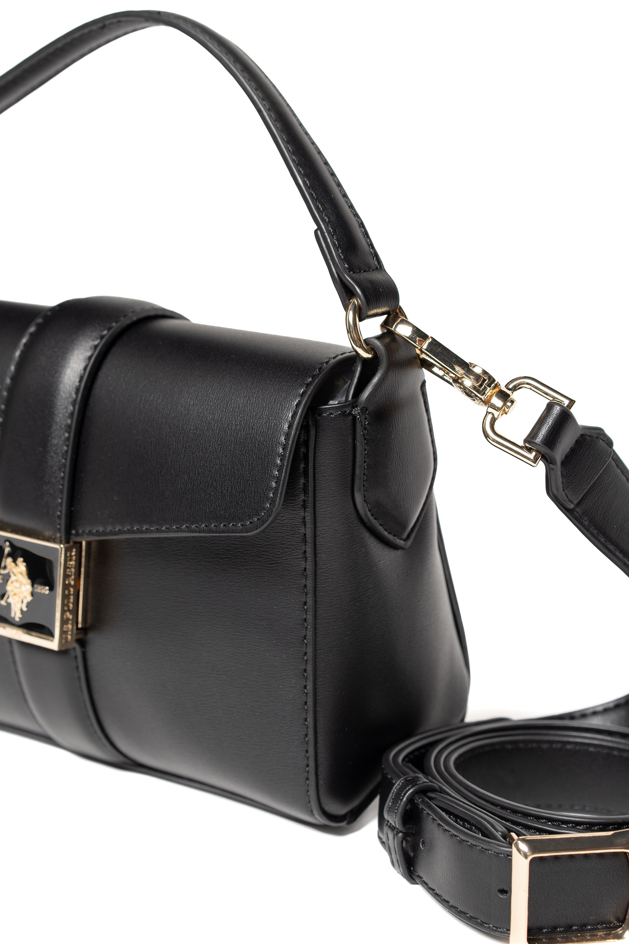 U.S. Polo Assn. Schultertasche »MARGARET FLAP HANDLE BAG Damen« Schultertasche Damen, Abendtasche, Fashion, Lifestyle, Sale