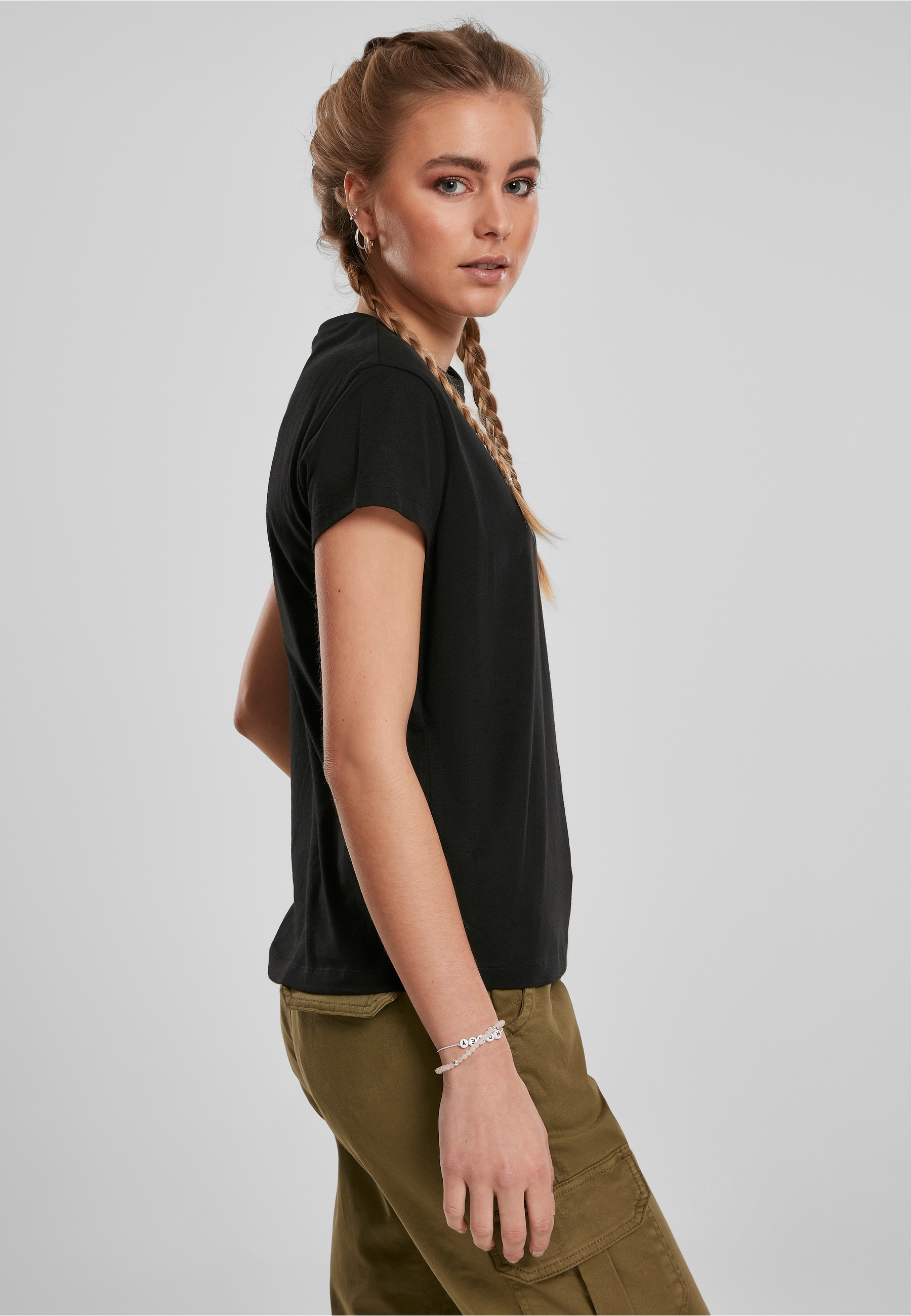 URBAN CLASSICS T-Shirt »Urban Classics Damen Ladies Basic Box Tee« 1 Stk.