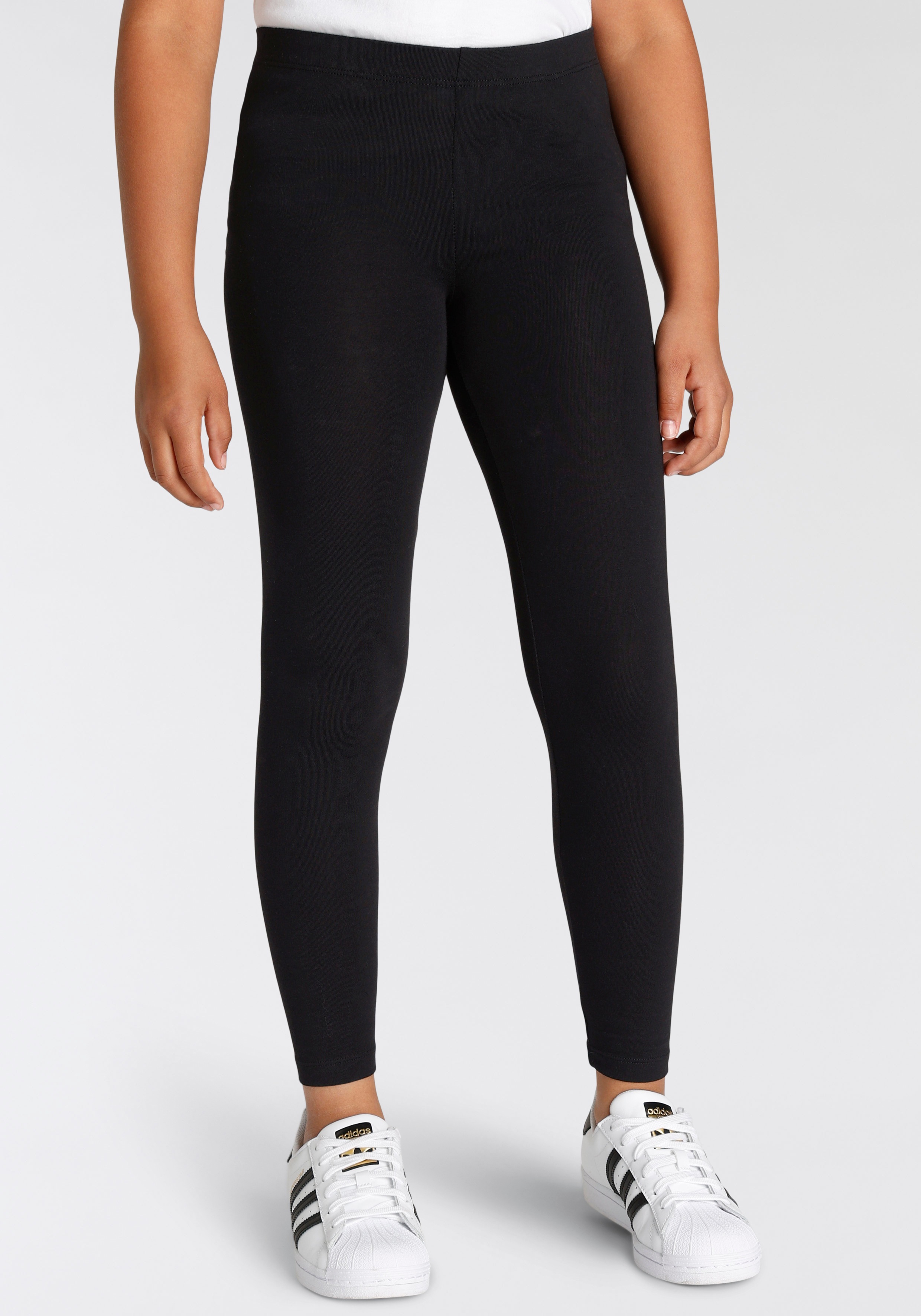 Thumbnail - KIDSWORLD Leggings "Basic Leggings für Mädchen" aus Baumwollstretch