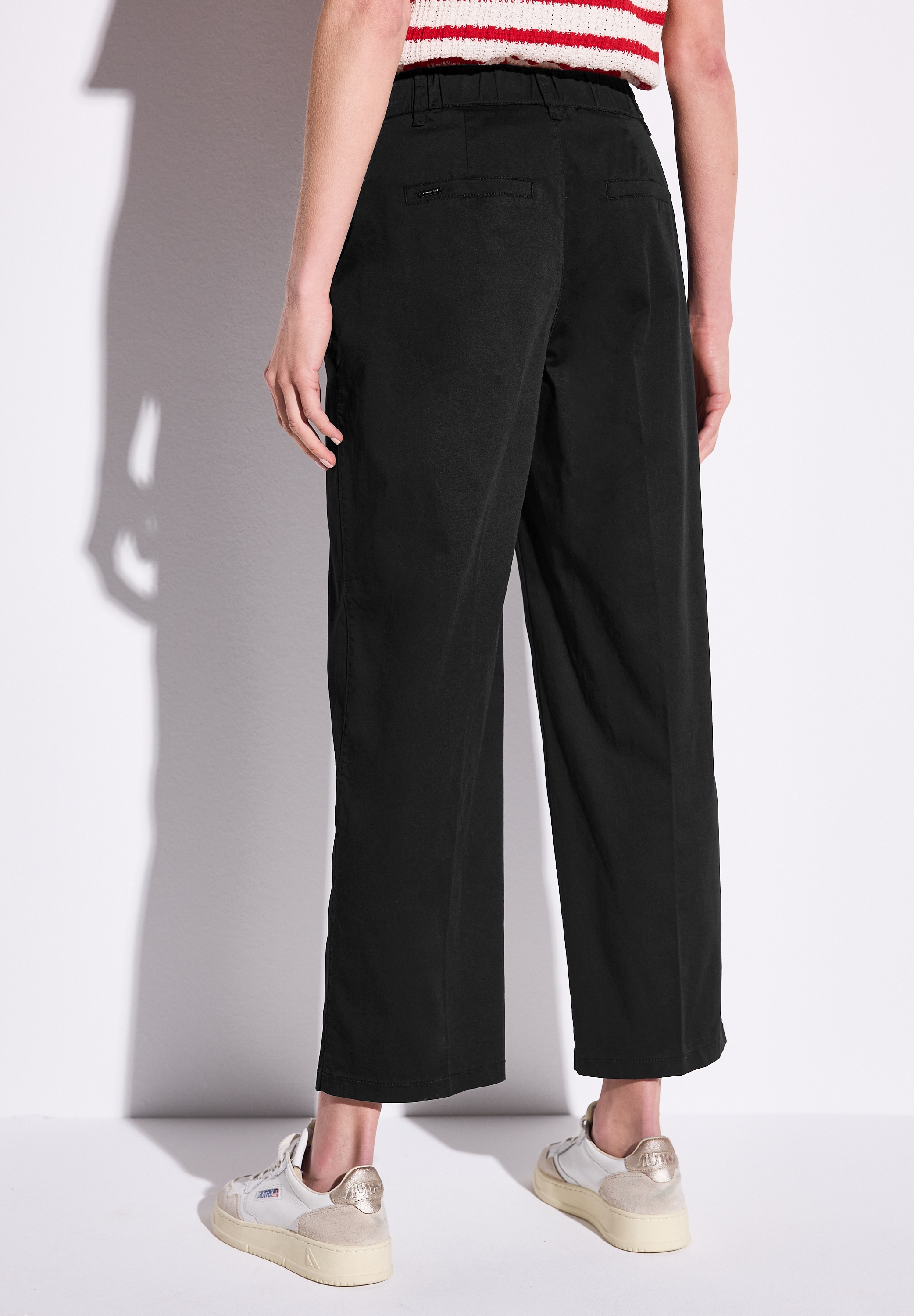 STREET ONE Chinohose, aus Baumwolle mit Stretchanteil