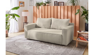 Schlafsofa »Ron«, Platzsparendes Sofa mit Gästebettfunktion, Federkernpolsterung