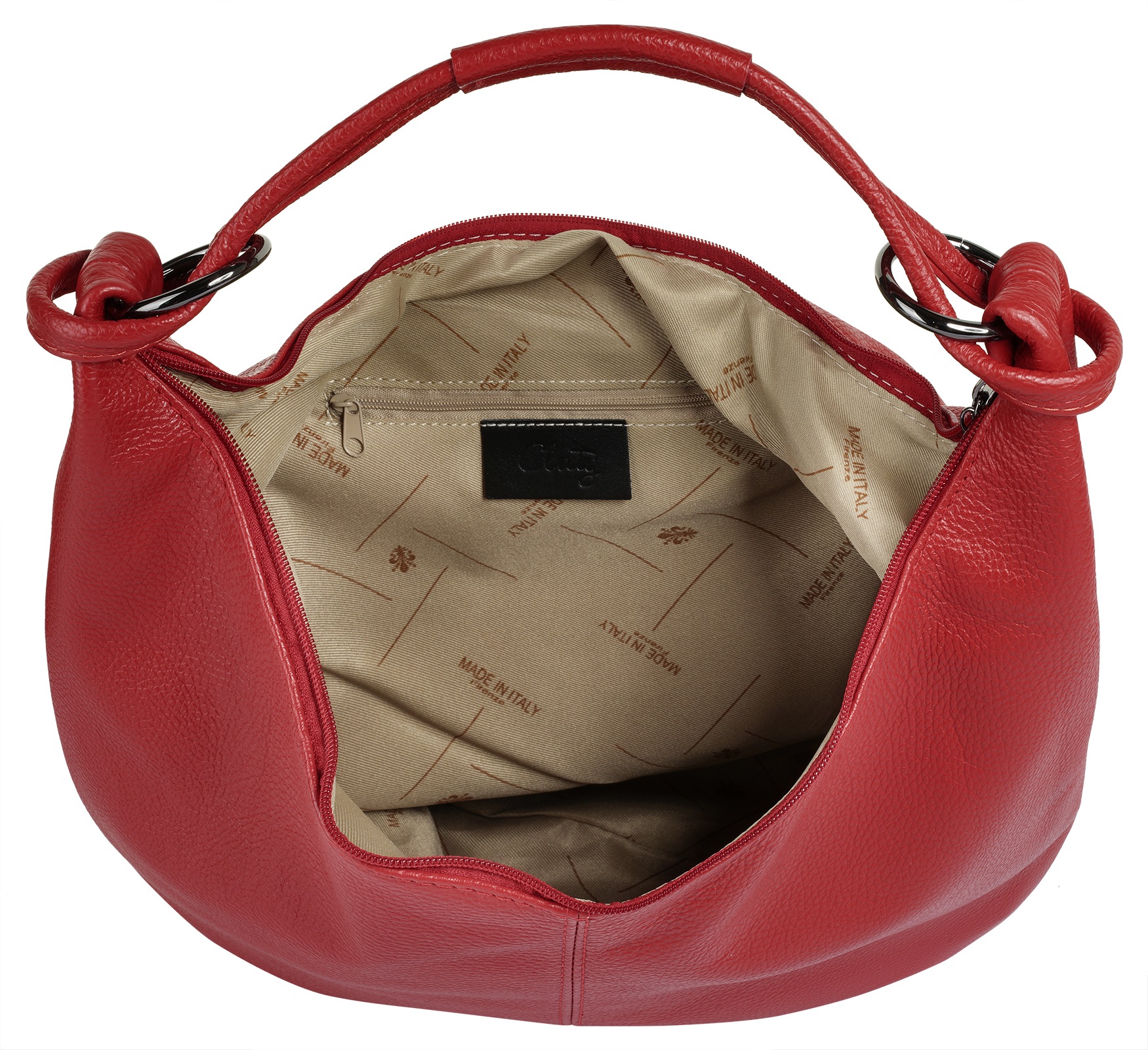 Cluty Shopper, echt Leder, Made in Italy