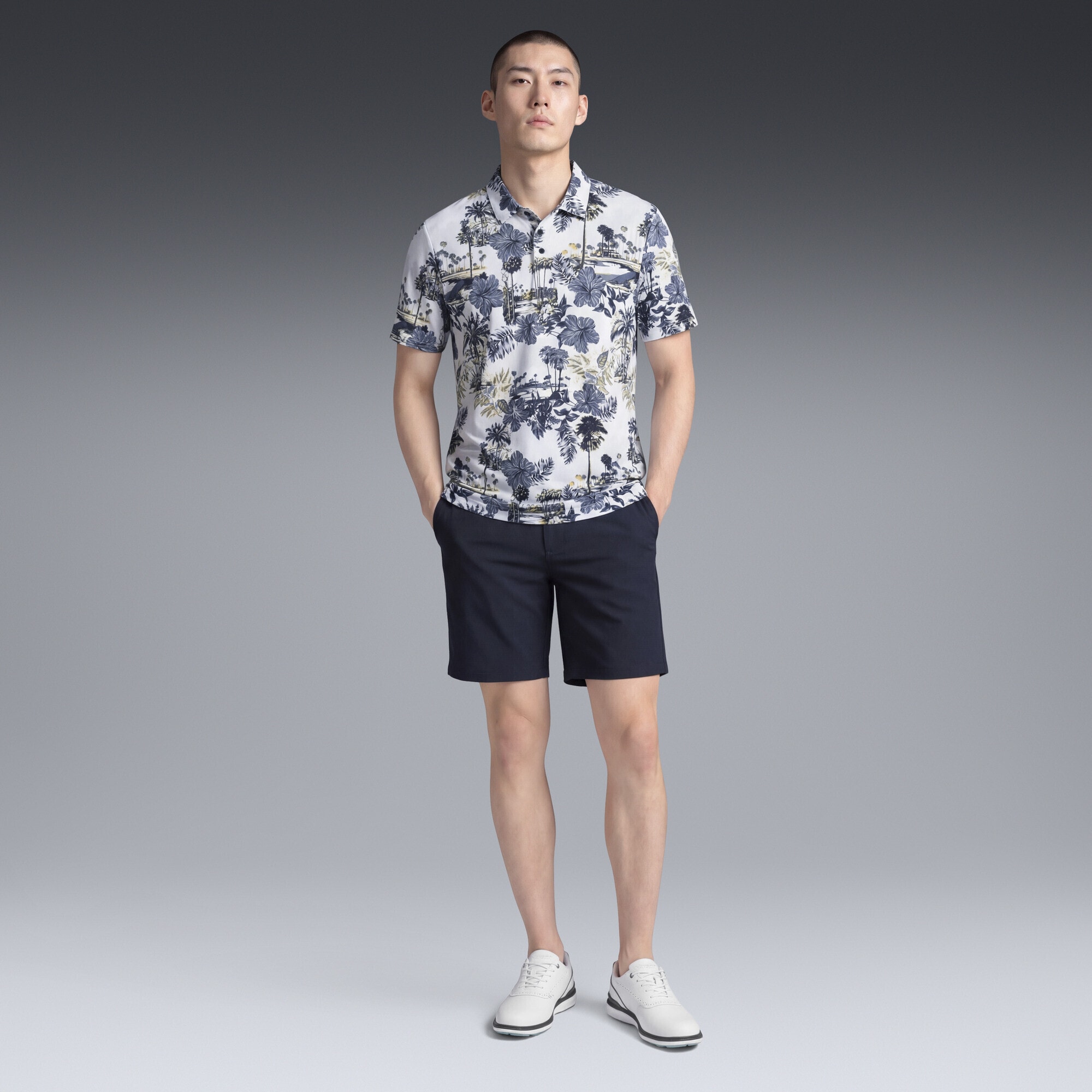 PUMA Poloshirt »CLOUDSPUN Palm Golfpolo Herren«