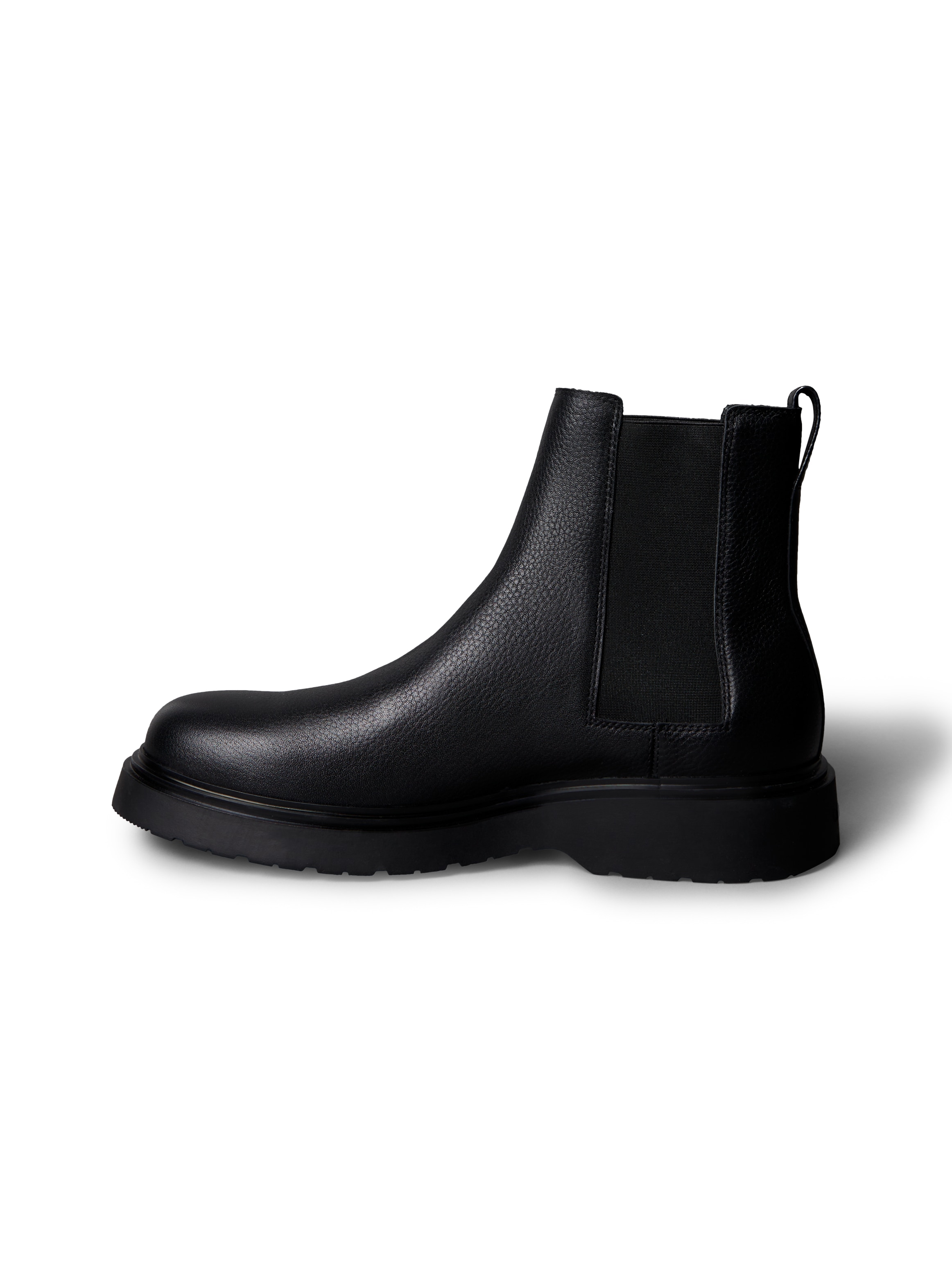 Calvin Klein Jeans Chelseaboots »COMBAT ESS CHELSEA BOOT LTH«, Klassik-Stiefelette, Schlupfboots mit Stretcheinsätze
