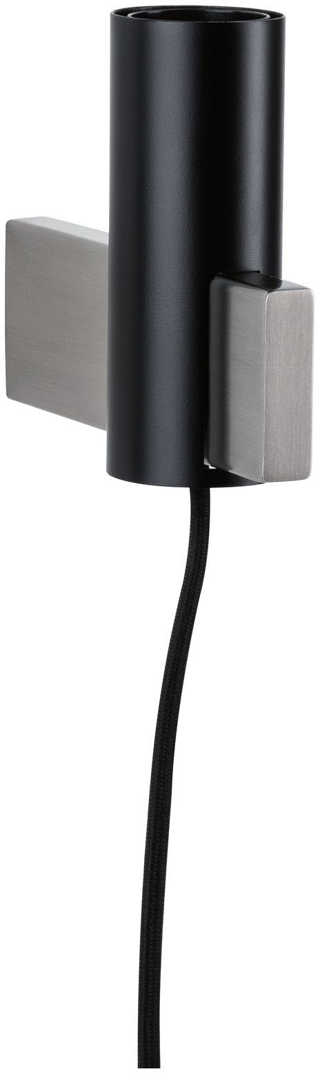 Paulmann Wandleuchte Aik max. 1x20W E27 Schwarz, E27, 1 St.