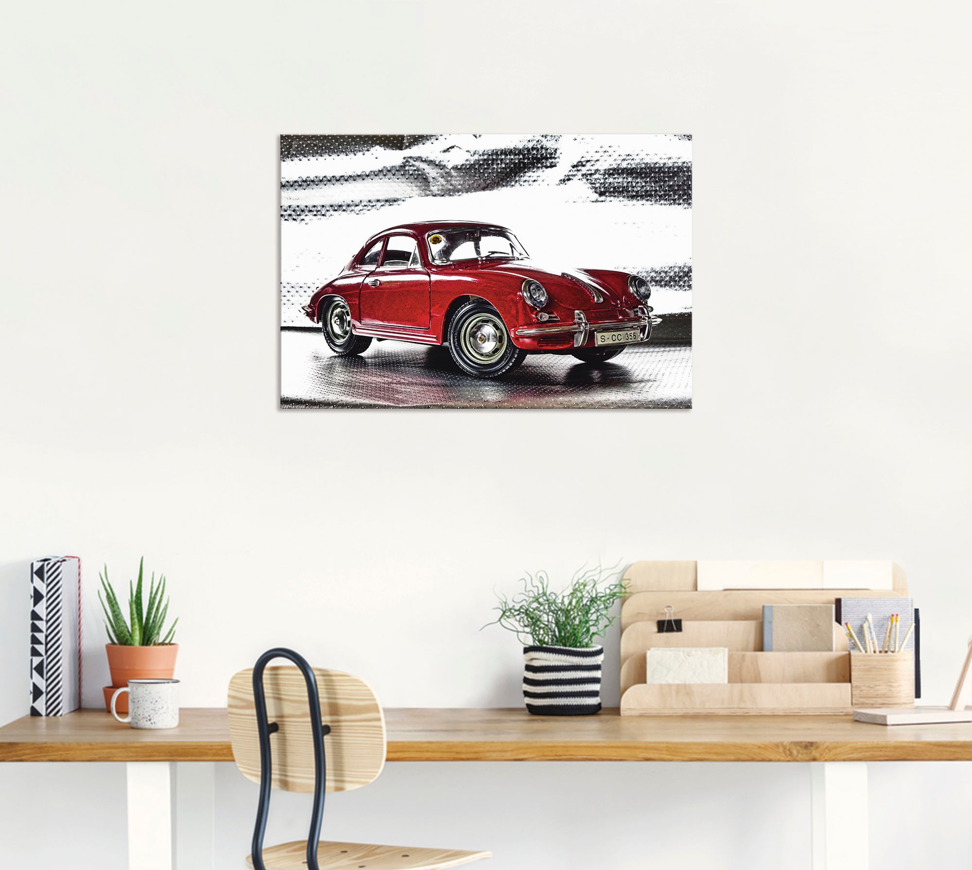 Artland Wandbild »Klassiker - Der Porsche 356«, Auto, (1 St.), als Alubild, Outdoorbild, Leinwandbild, Poster, Wandaufkleber