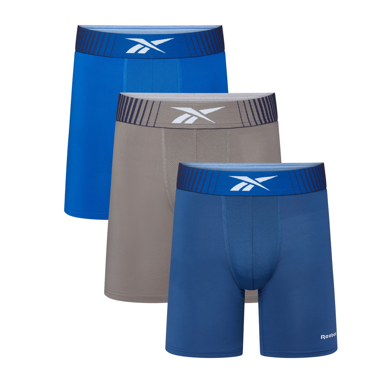 Reebok Boxershorts "Waite" 3er Pack, ohne Eingriff und mit längerem Bein günstig online kaufen
