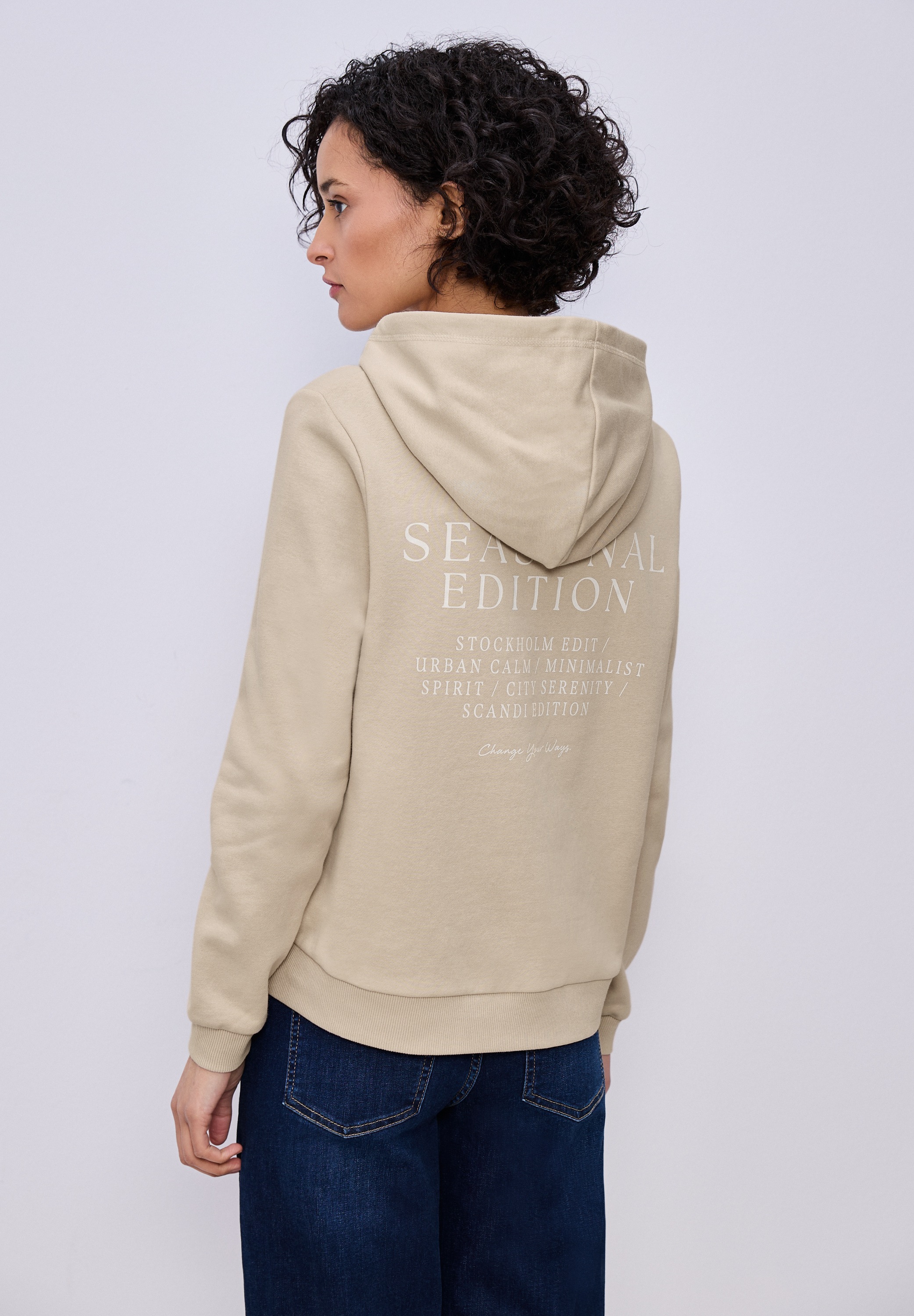 STREET ONE Sweatshirt , mit Kapuze
