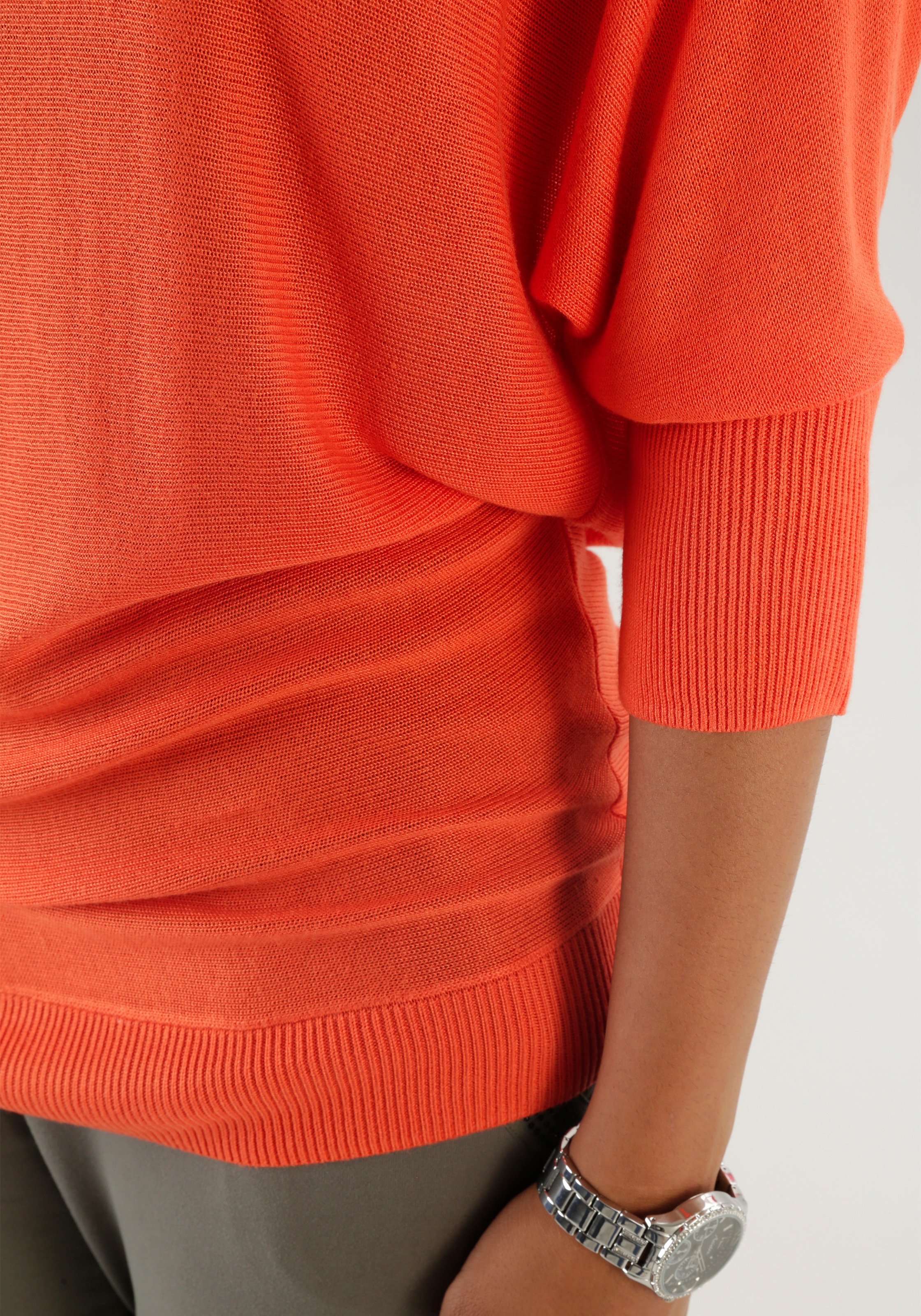 Thumbnail - Aniston SELECTED Strickpullover, mit U-Boot-Ausschnitt