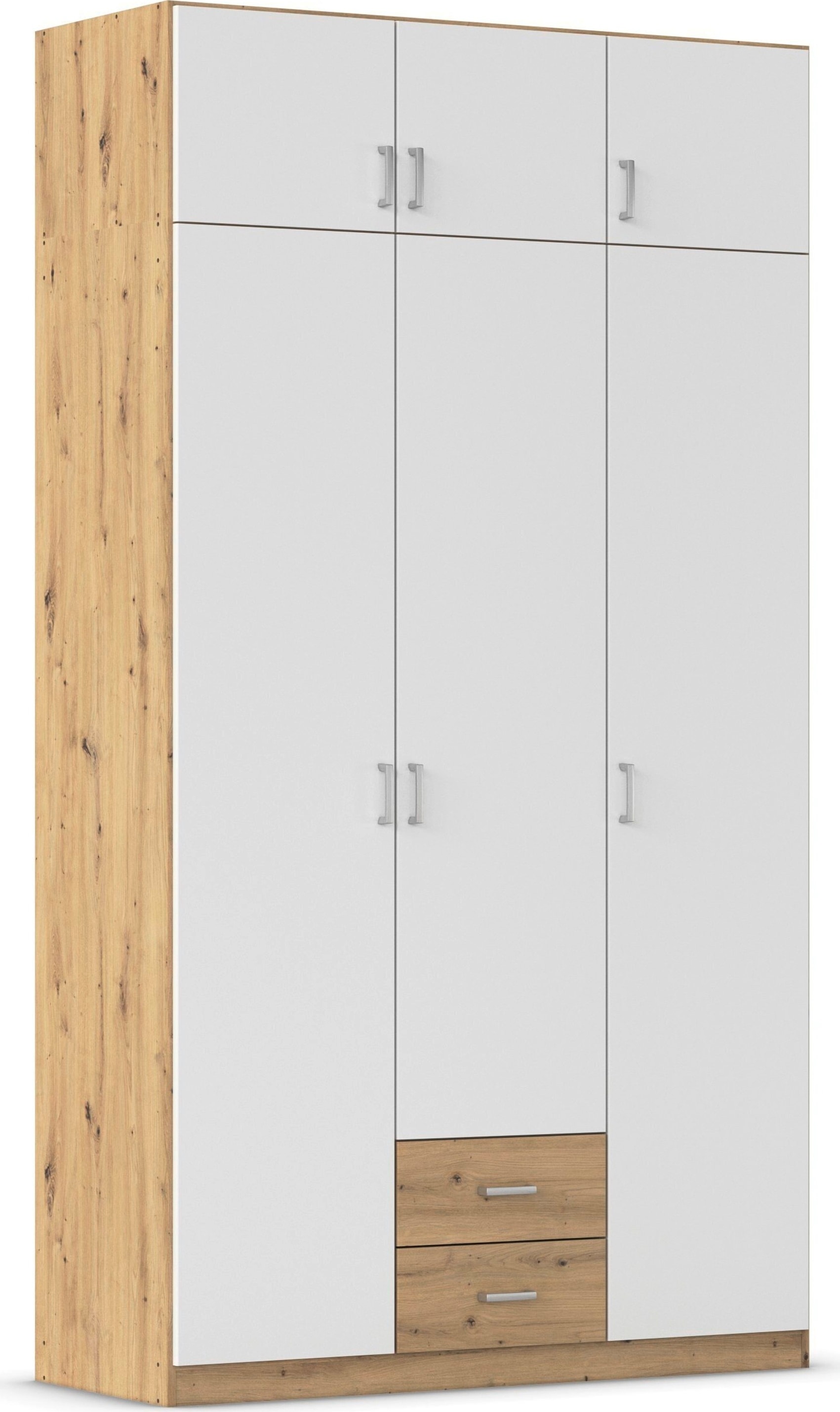rauch "Schrank Garderobe Wäscheschrank GAMMA in 4 Breiten 91-226 cm" 3 verschiedene Ausstattungen BASIC/CLASSIC/PREMIUM (inkl. SOFT-CLOSE), mit Schubladen und Schrankaufsatz, schlichtes Design MADE IN GERMANY