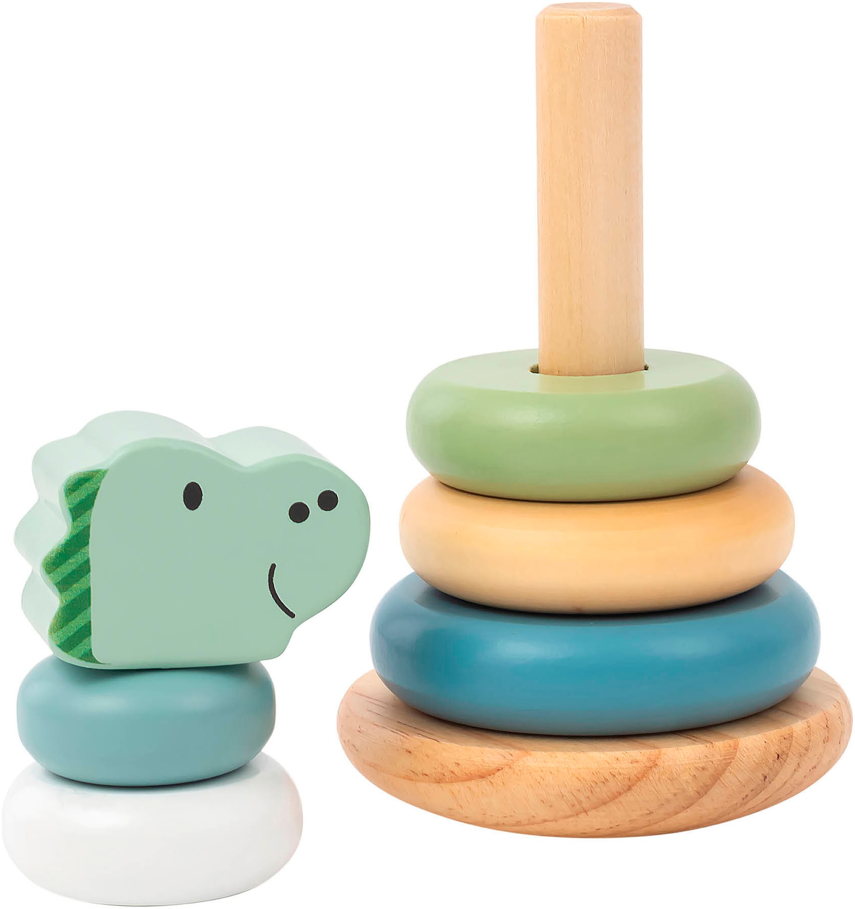 Sterntaler® Stapelspielzeug »Dino Rexi Stapelturm Holz« FSC® - schützt Wald