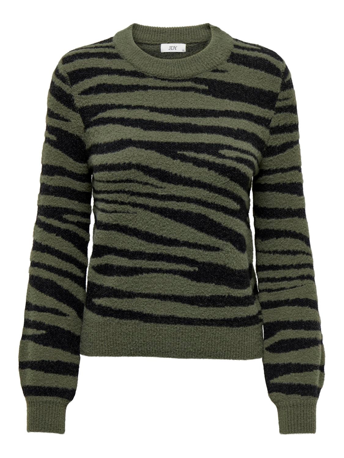 JDY Strickpullover »JDYLORRAINE ANIMAL L/S PULLOVER KNT NOOS«