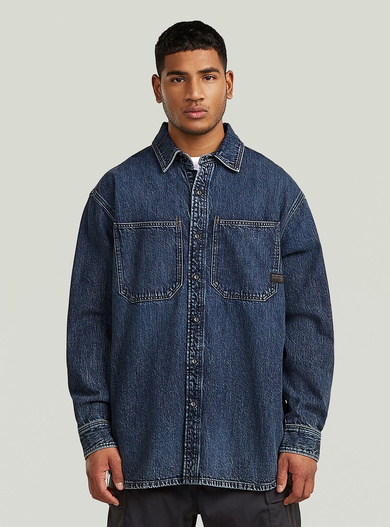 G-STAR Langarmshirt "Relaxed 2-Pocket Shirt" günstig online kaufen