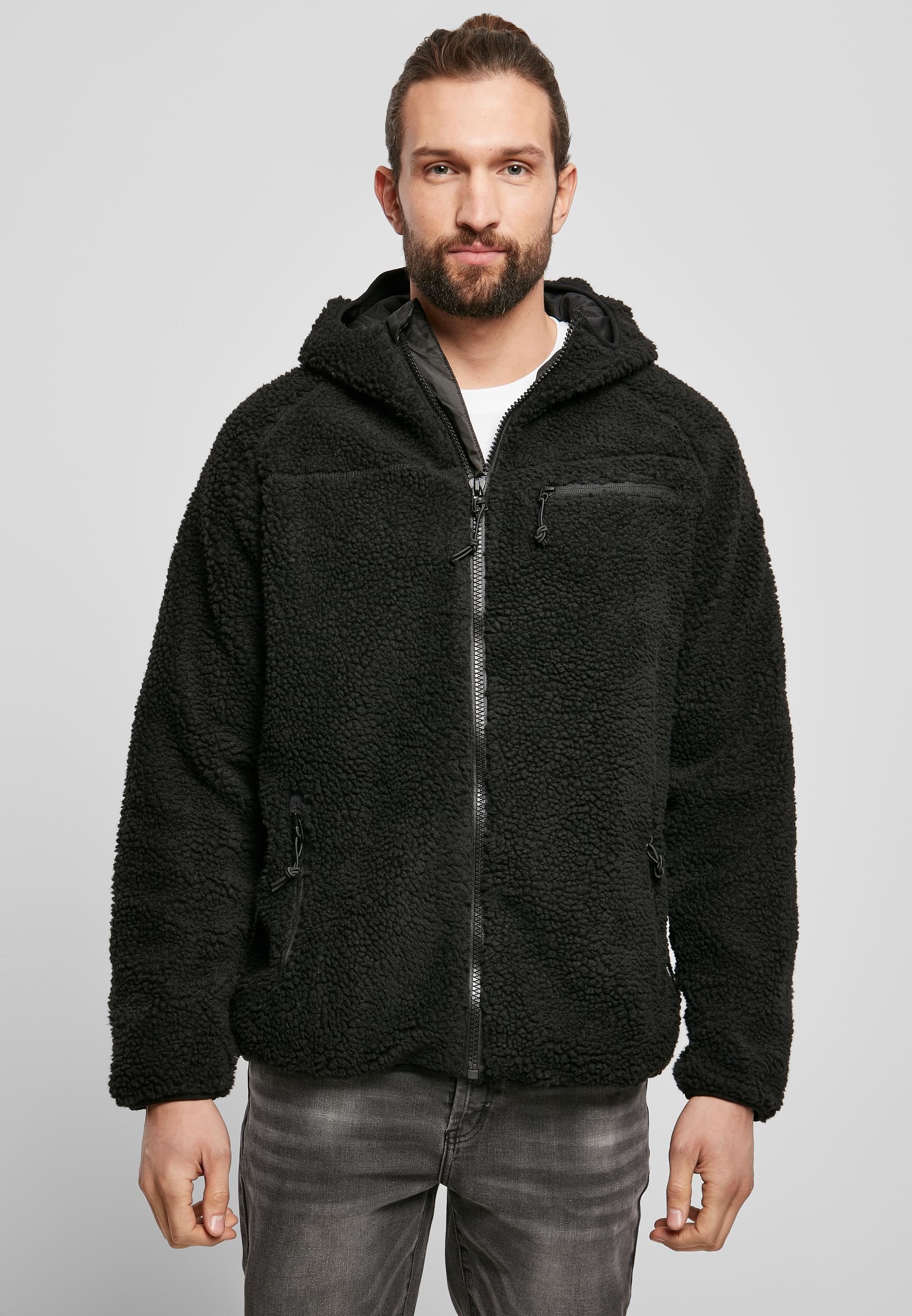 Brandit Anorak »Brandit Herren Teddyfleece Worker Jacket«, (1 St.), mit Kapuze