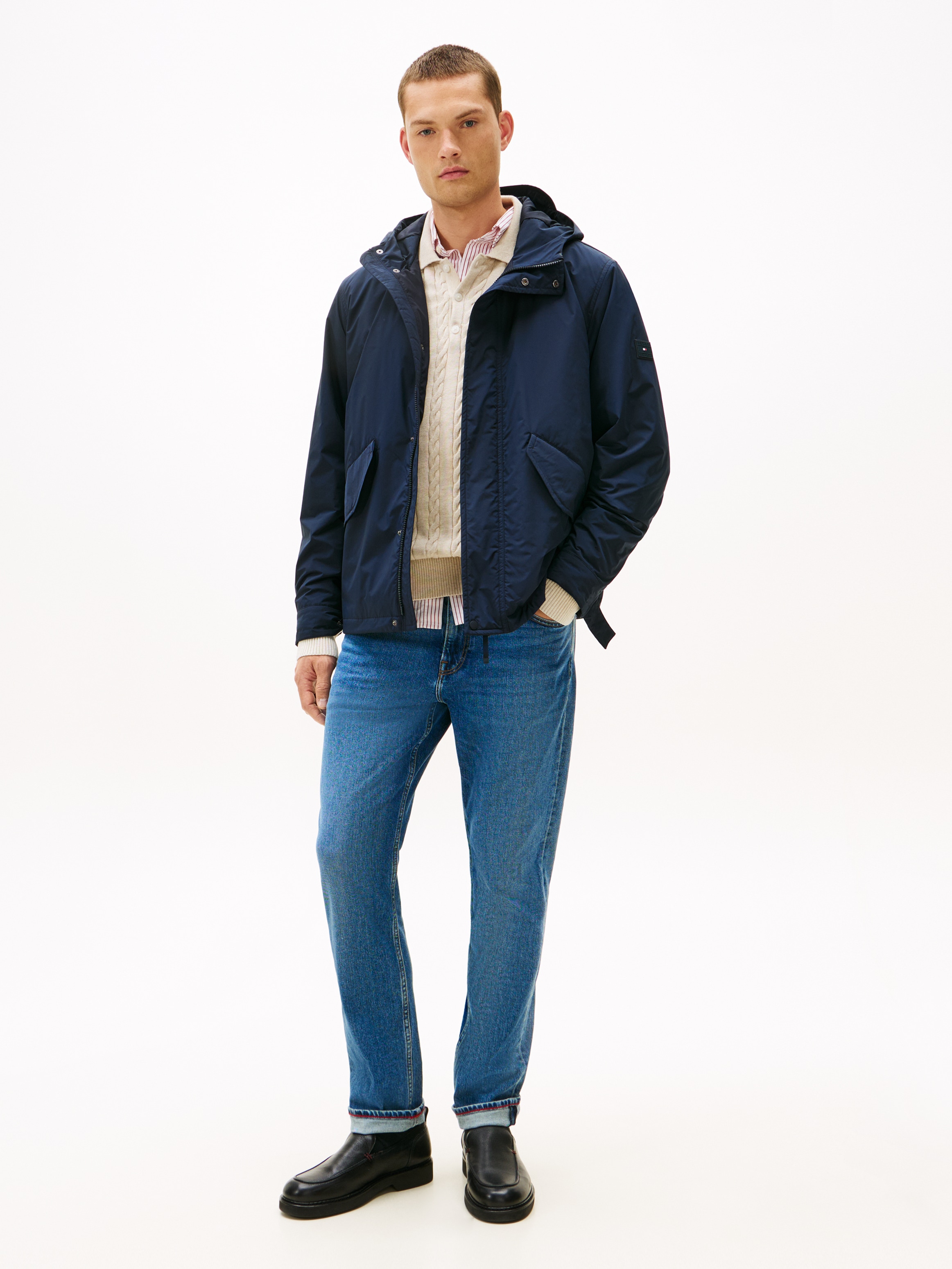 Tommy Hilfiger Allwetterjacke »PACKABLE« mit Kapuze Übergangsjacke, leicht, mit fester Kapuze