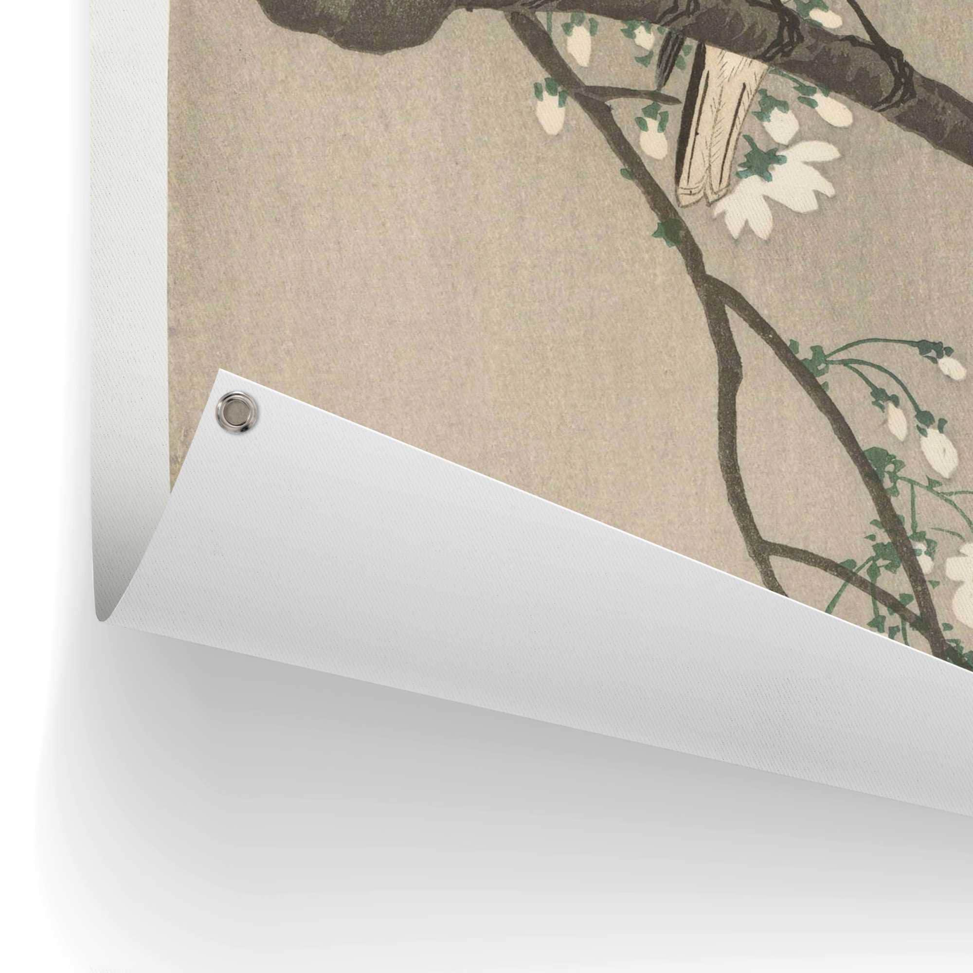 Reinders! Poster »Ohara Koson Kohlmeisen auf Blütenzweig«, Outdoor für Garten oder Balkon
