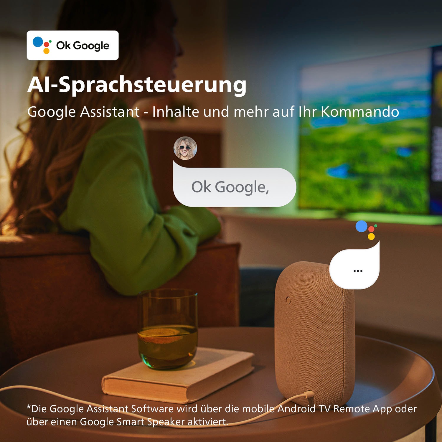 Philips LED-Fernseher »43PUS8007/12«, 4K Ultra HD, Android TV-Smart-TV