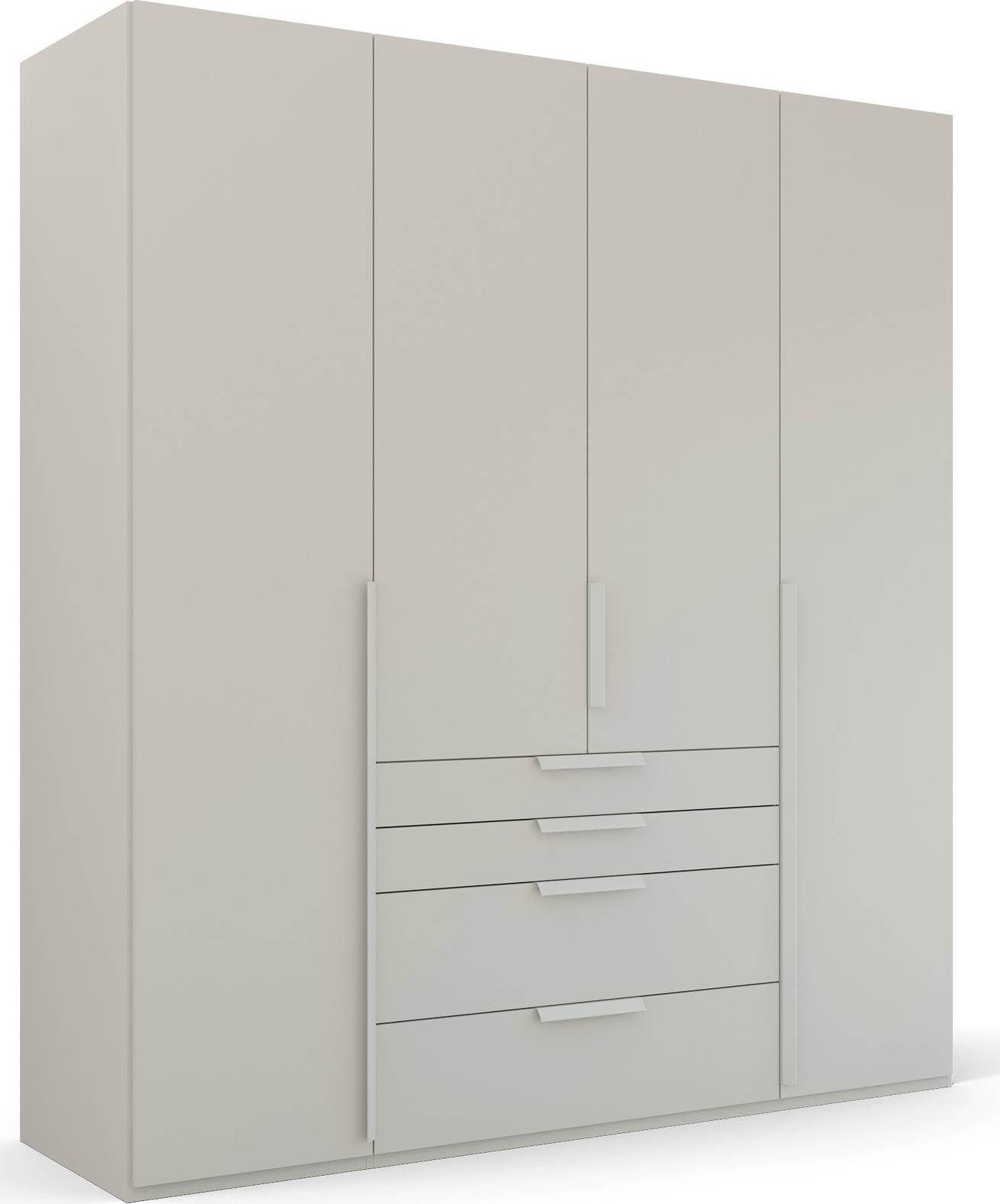rauch Drehtürenschrank "Kleiderschrank Schrank Garderobe Wäscheschrank PURISMA" in den Breiten 151/201/251/301 cm, inkl. SOFT-CLOSE-FUNKTION, mit Schubladen und umfangreichem Zubehör MADE IN GERMANY