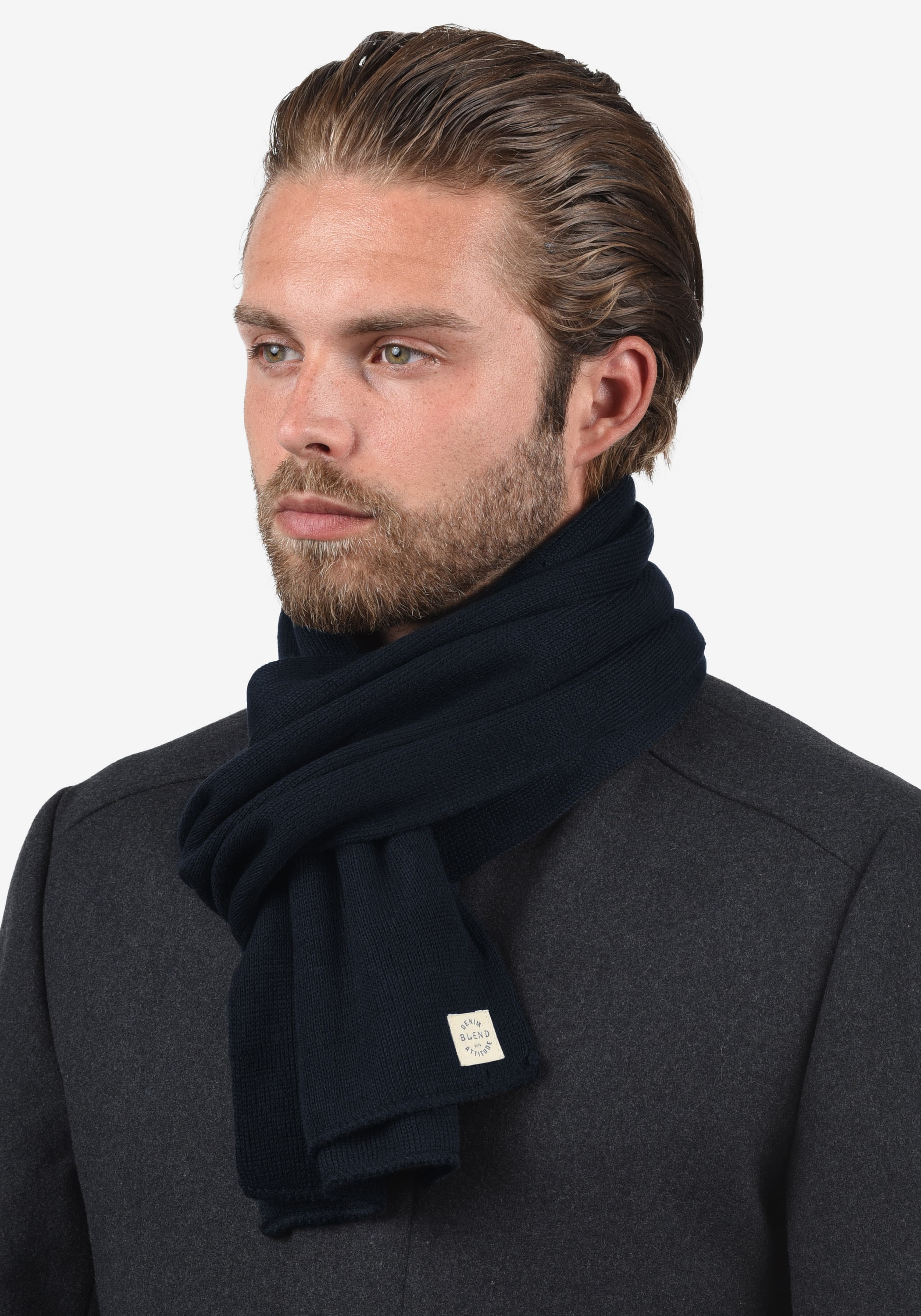 Blend Strickschal "BHScar" Schal mit Logobadge günstig online kaufen