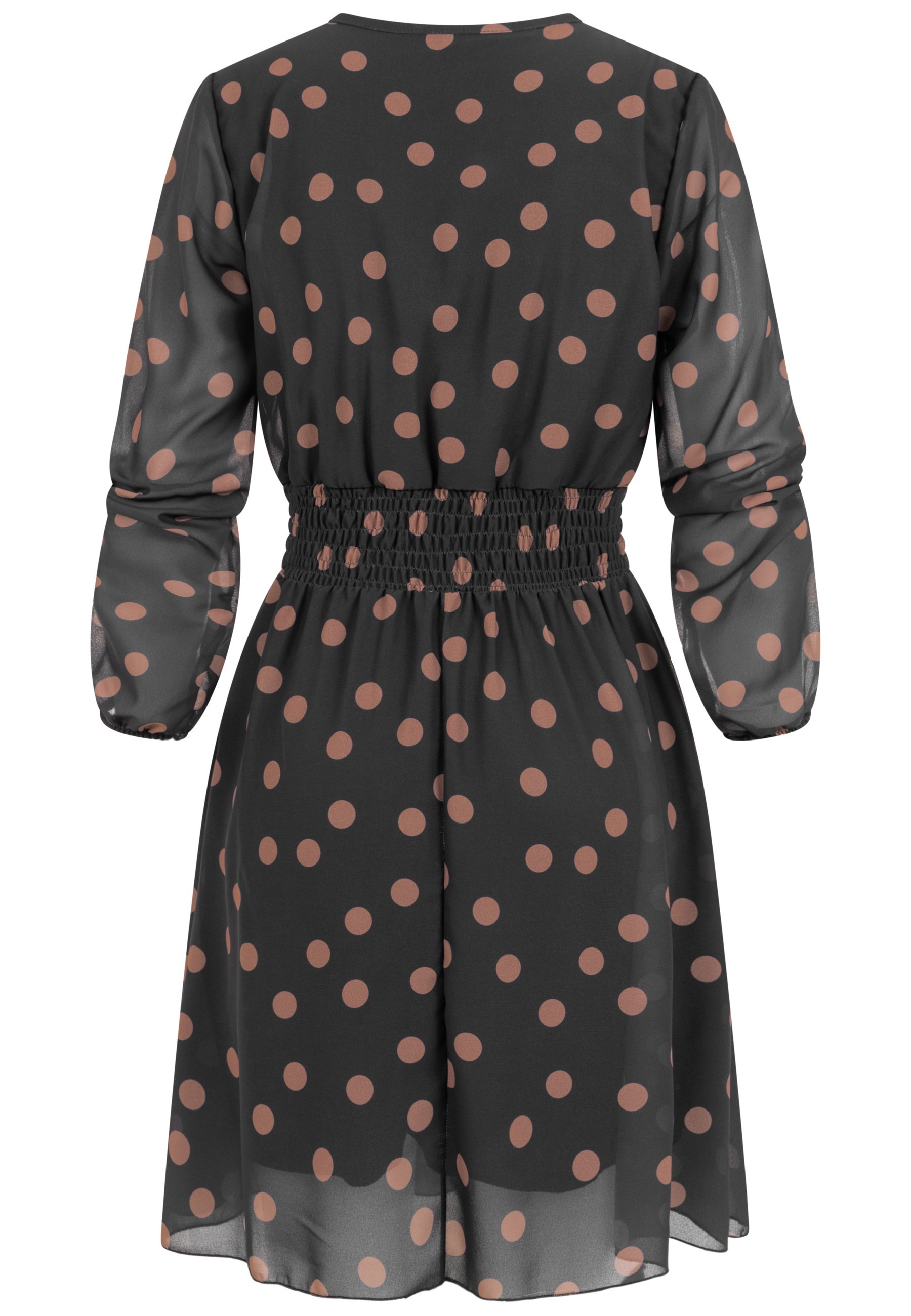CLOUD 5IVE A-Linien-Kleid »CLOUD 5IVE Long-sleeve Dress Polka Dots« 1 tlg.