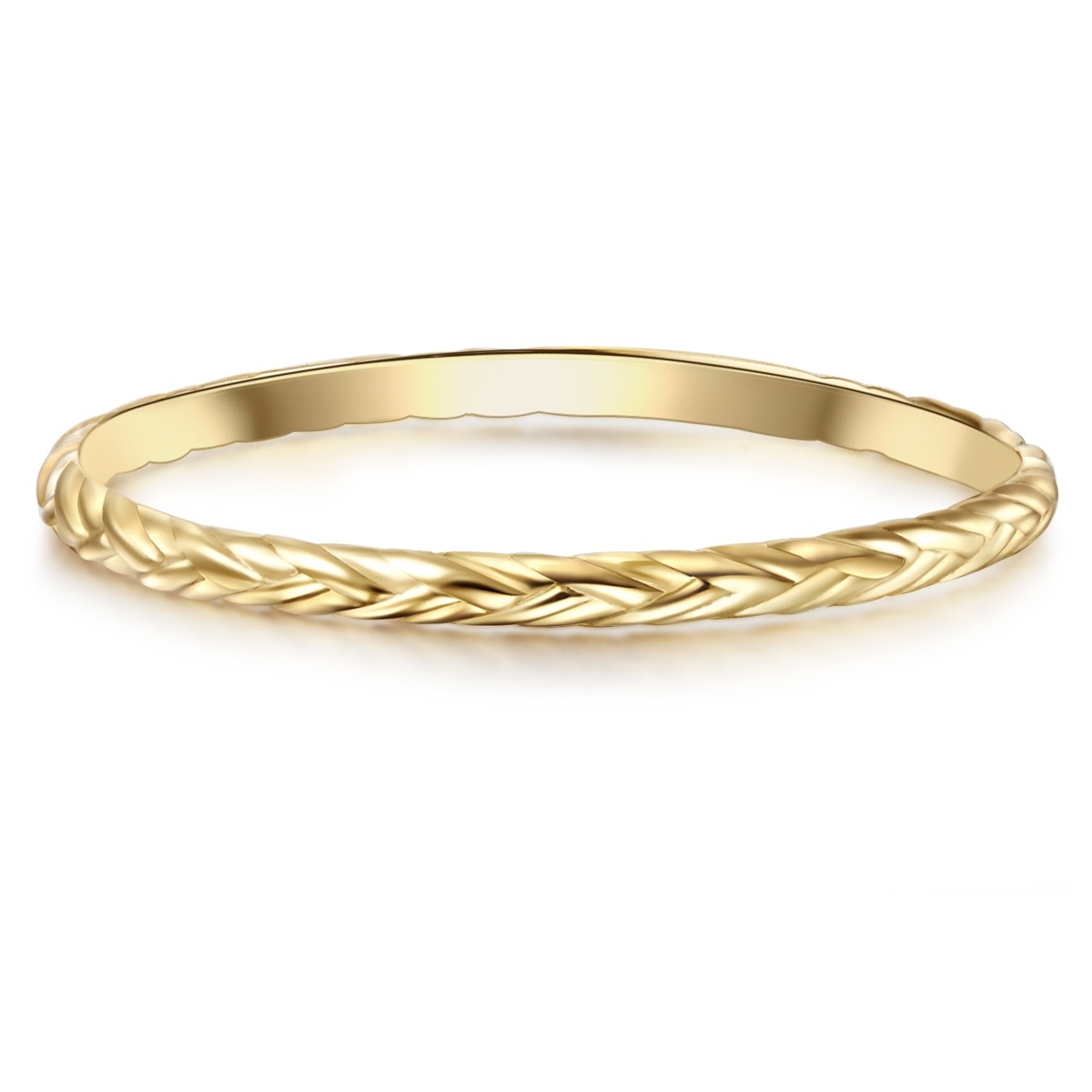 GLANZSTÜCKE MÜNCHEN GSM277 Women's Ring Yellow Gold Size 50