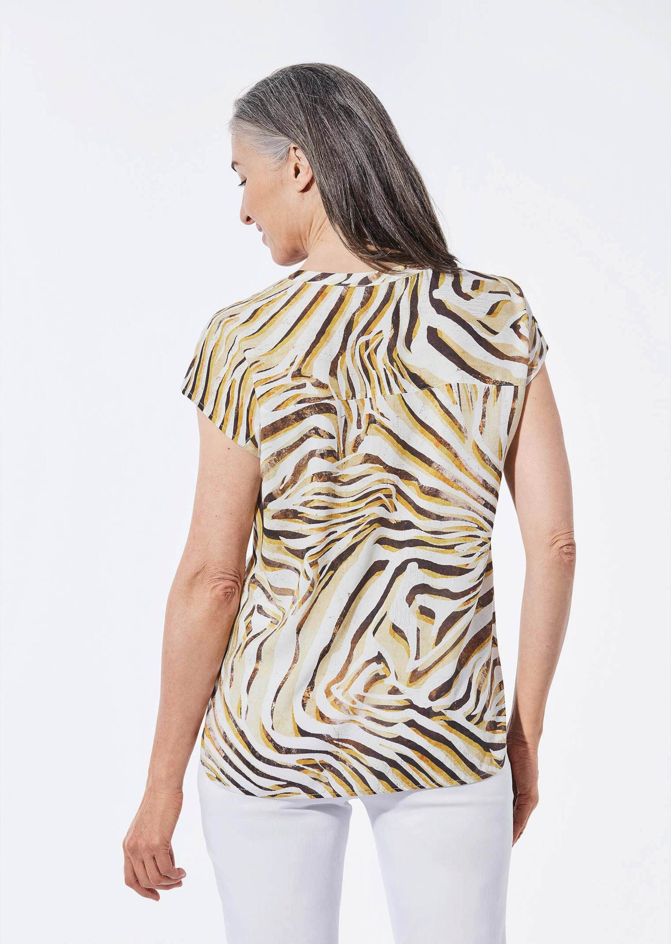 GOLDNER Kurzarmbluse »Bluse Bluse«