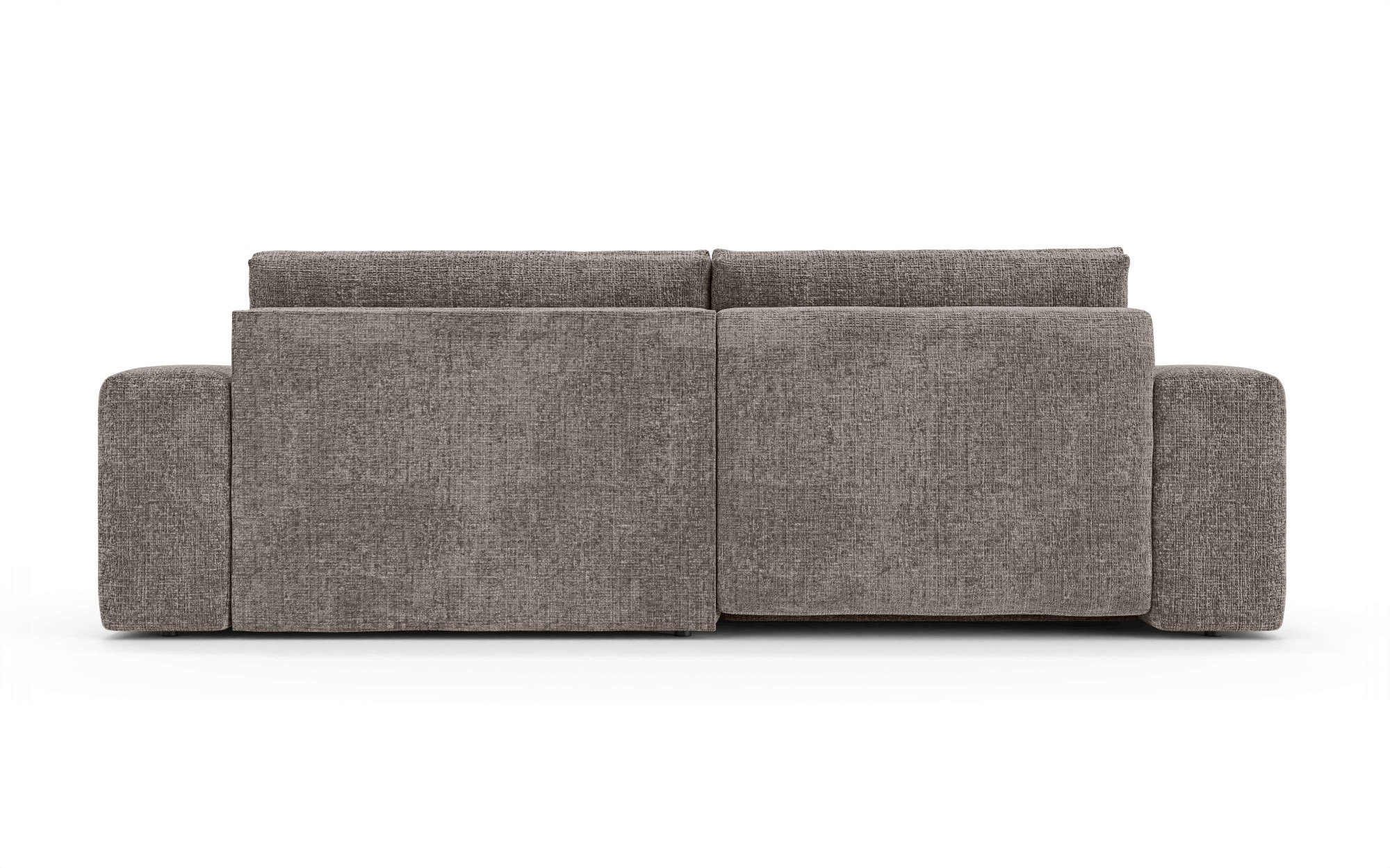 OTTO home Ecksofa »MATTS Schlafsofa mit Bettkasten, Maße B/T/H: 265/159/89 cm«, L-Form mit Recamiere rechts oder links, hoher Sitzkomfort