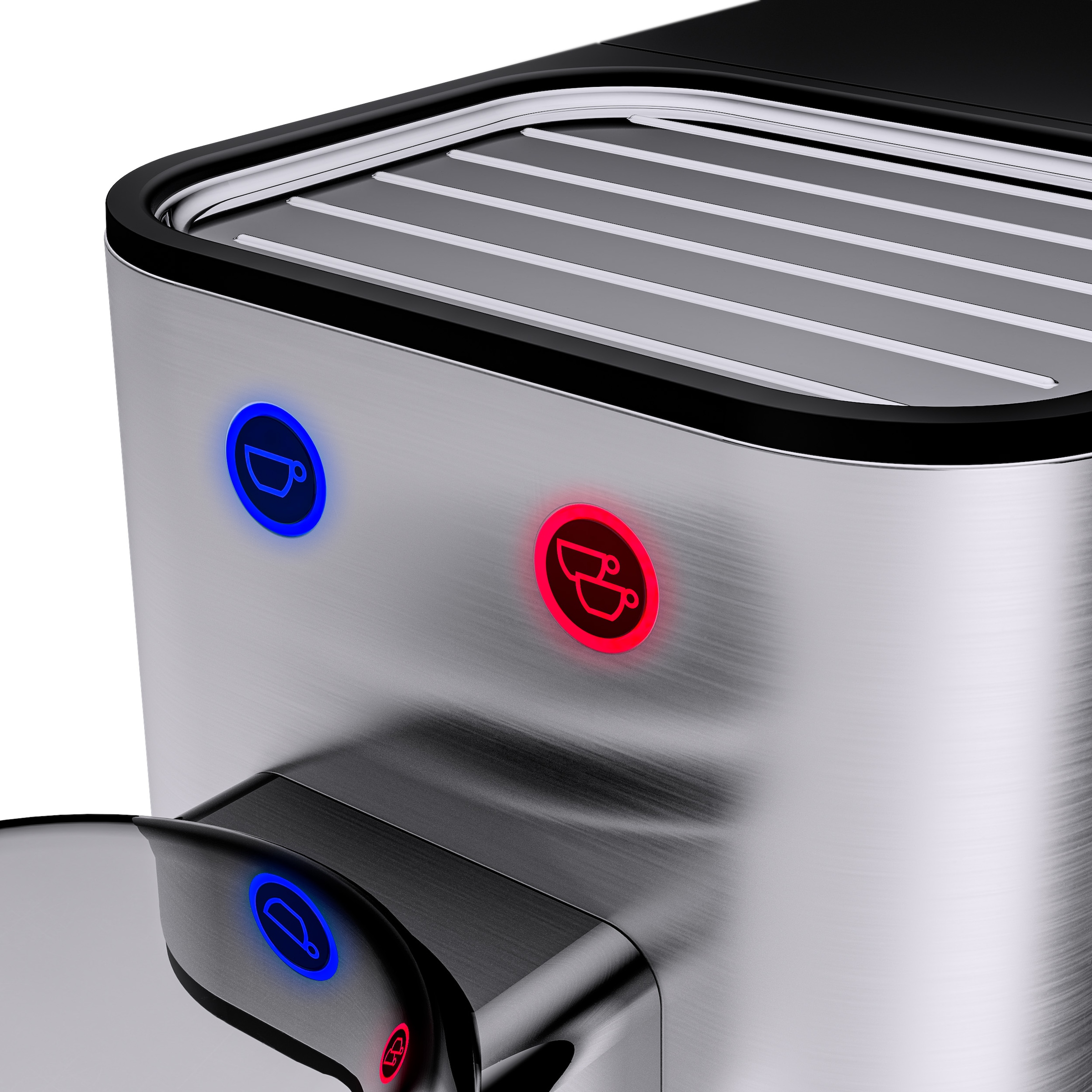 WMF Espressomaschine »Lumero«, kompakt, dezente LED-Beleuchtung, 15 bar, 1350 Watt, Milchschaumdüse