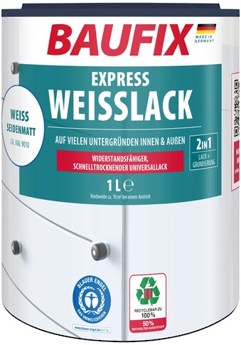 Baufix Weißlack »Express Weißlack« vergilbung...