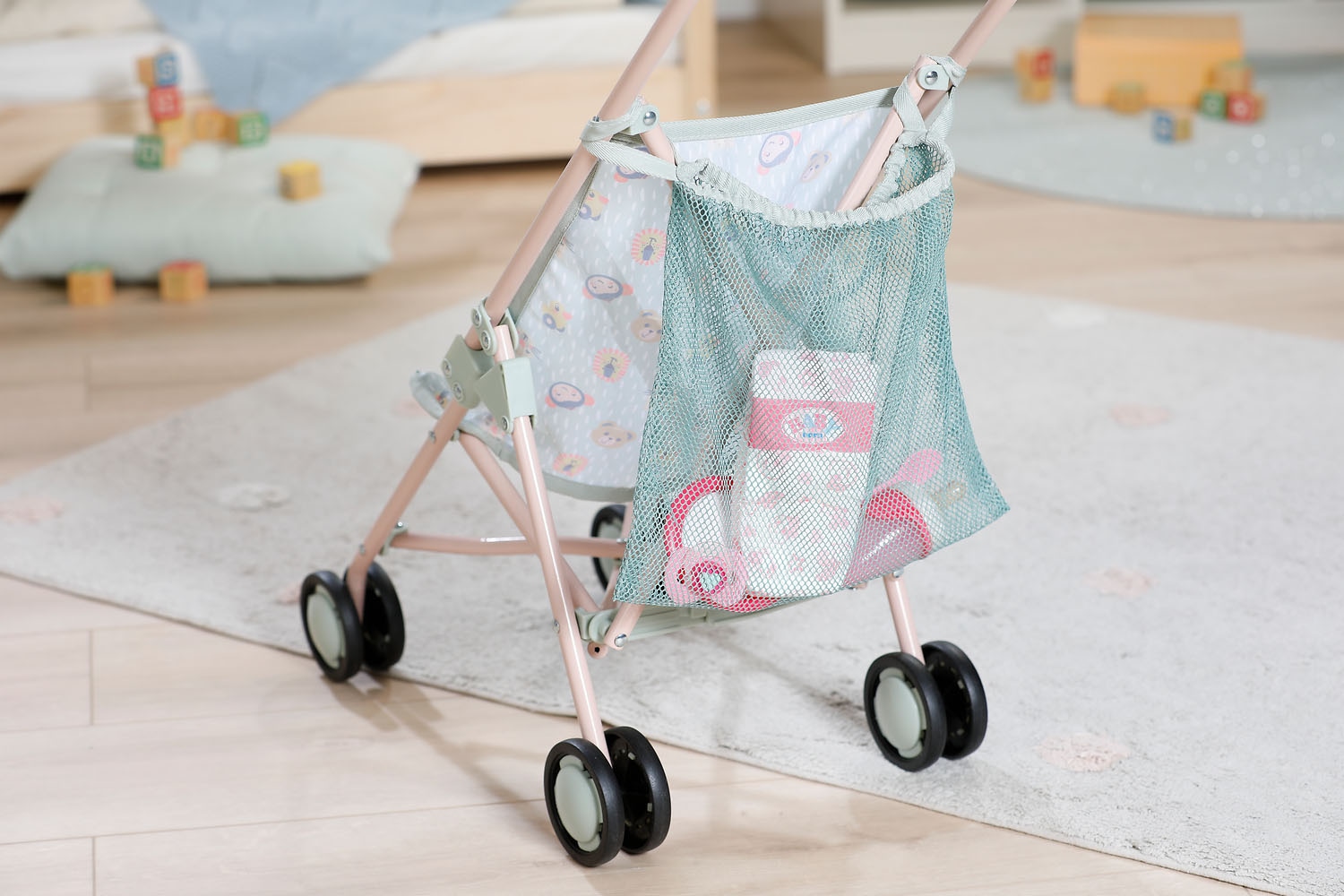 Baby Born Puppenbuggy »Dschungel« mit Einkaufsnetz