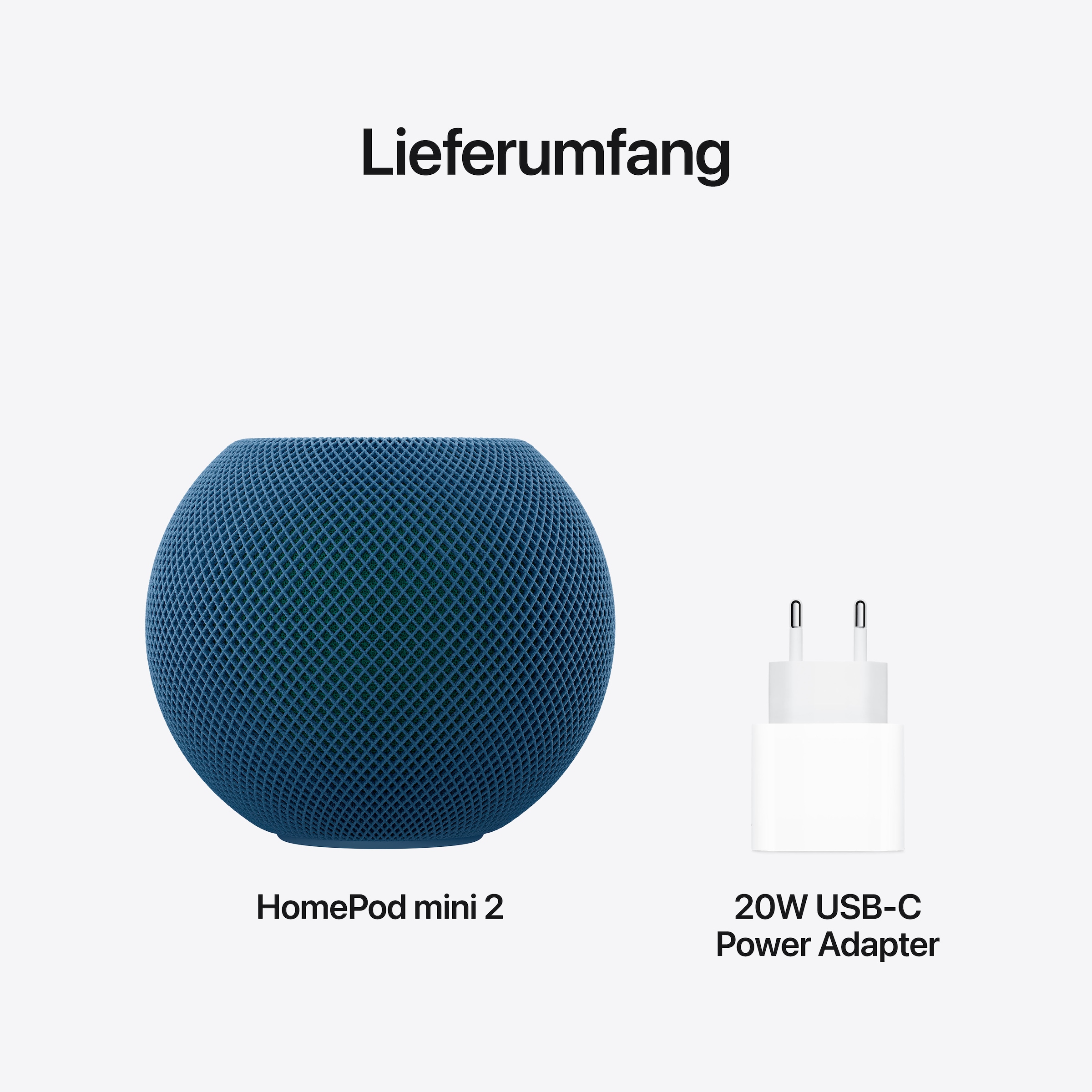 Apple Smart Speaker »HomePod mini 2« (Bluetooth | WLAN 360°-Sound | App-Steuerung | Apple Siri | Multiroom | Touch - Bedienung )