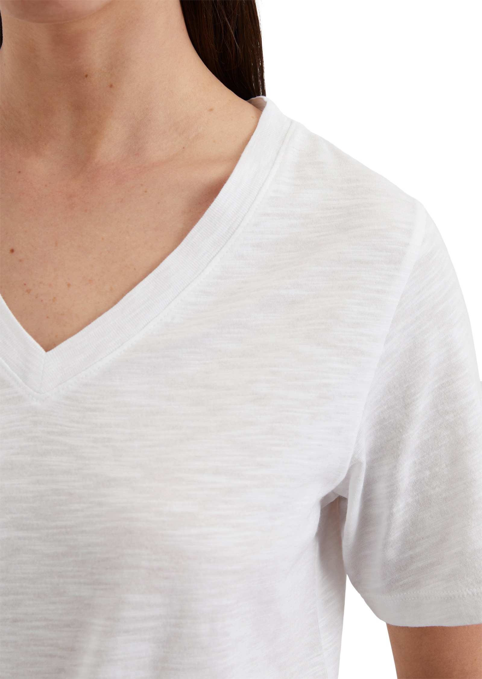 Marc O'Polo T-Shirt »aus Baumwolle-Viskose-Mix«